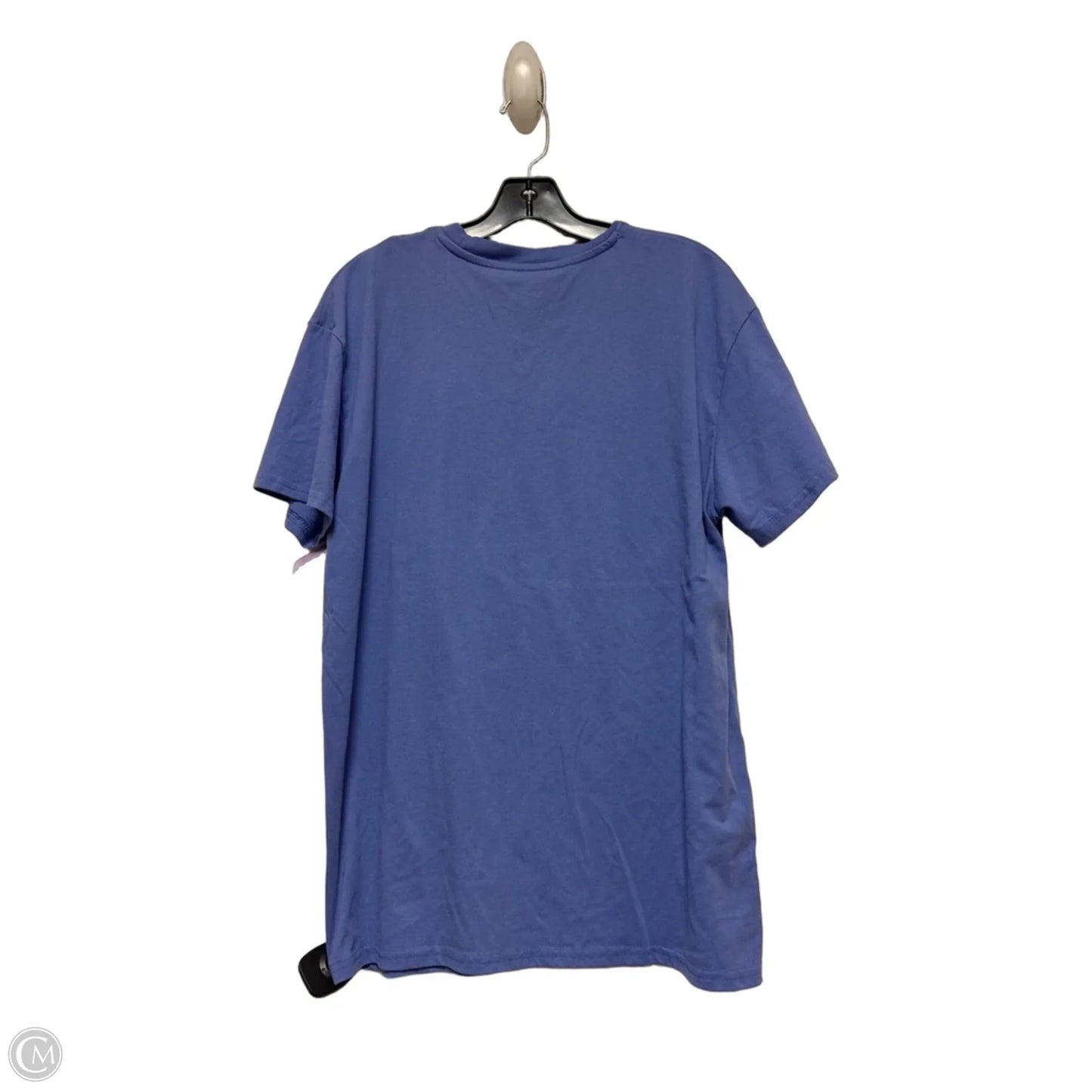 Top Short Sleeve Basic By Clothes Mentor In Blue, Size: L