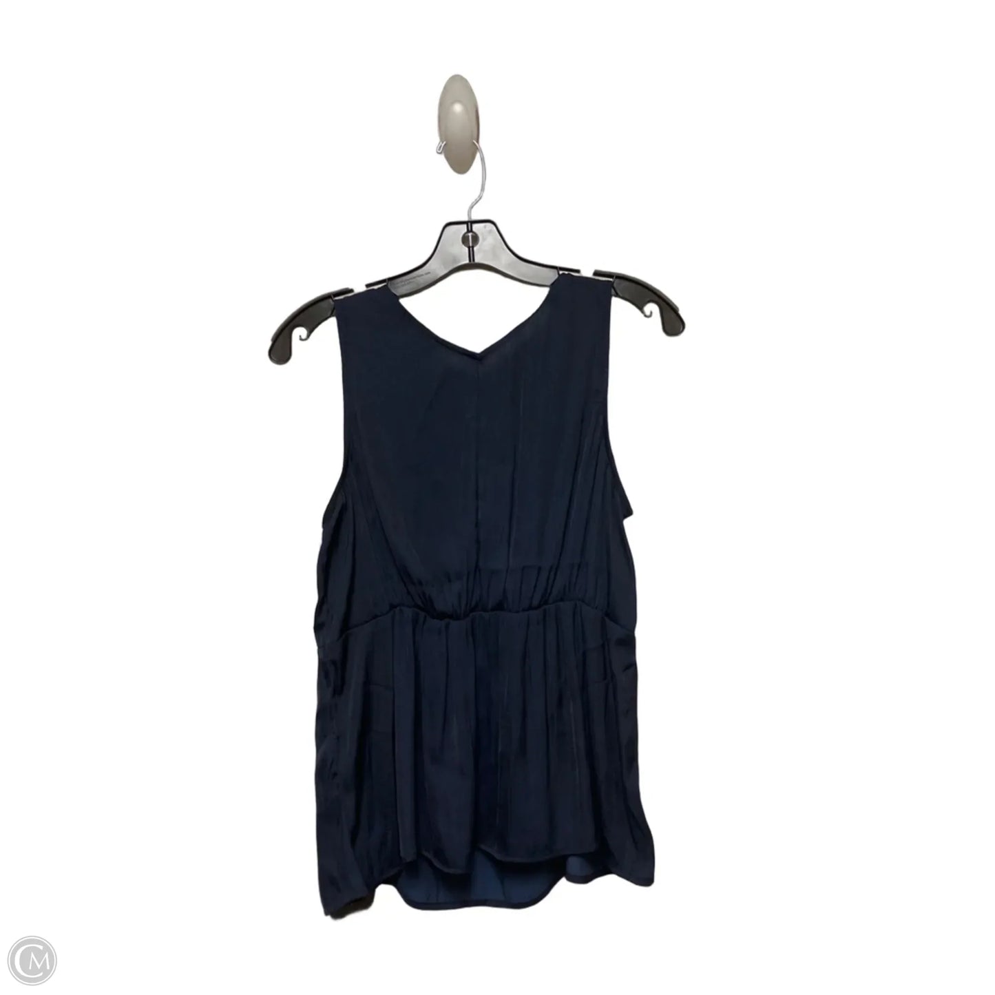 Top Sleeveless By Banana Republic In Navy, Size: S