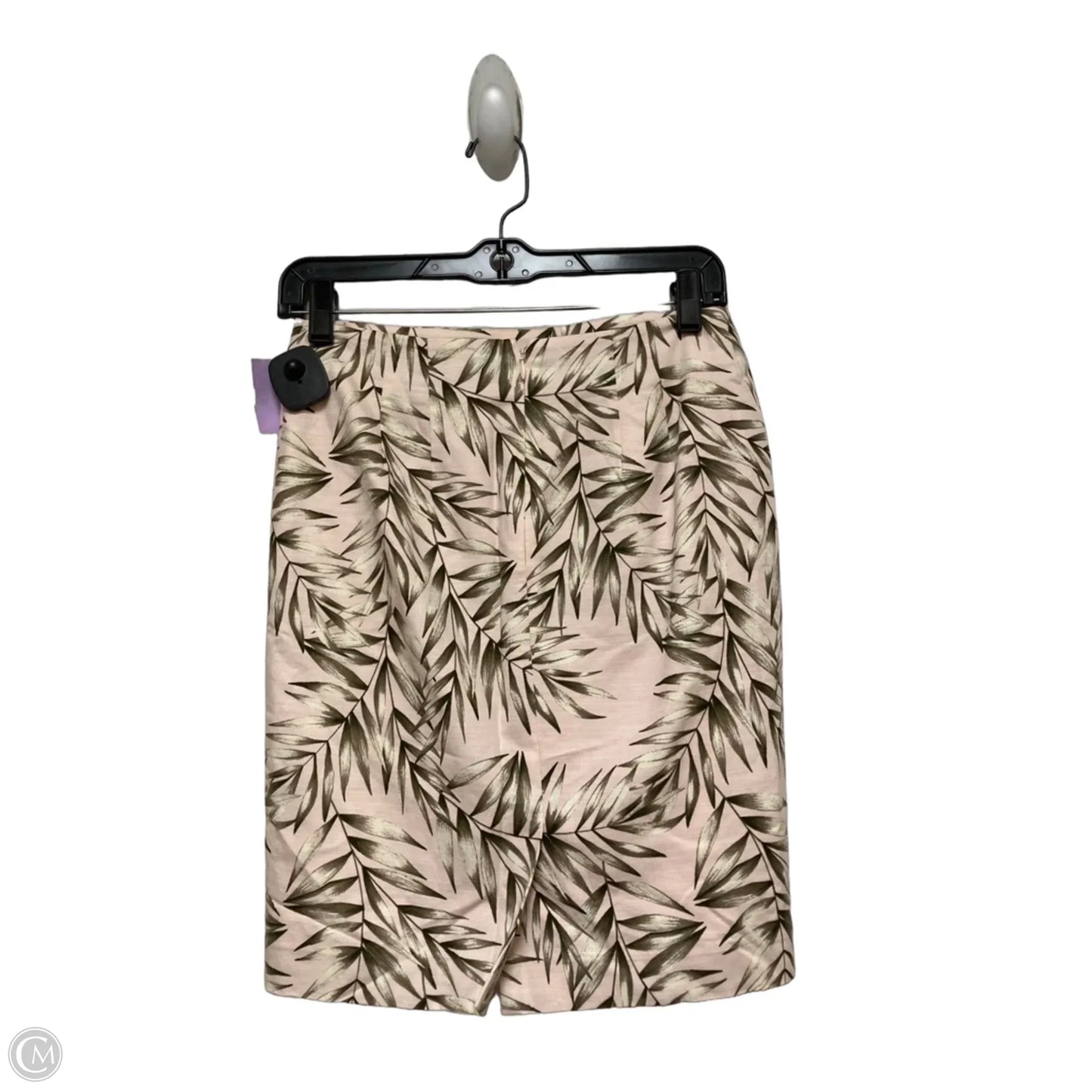 Skirt Mini & Short By Ann Taylor In Green & Pink, Size: 0p