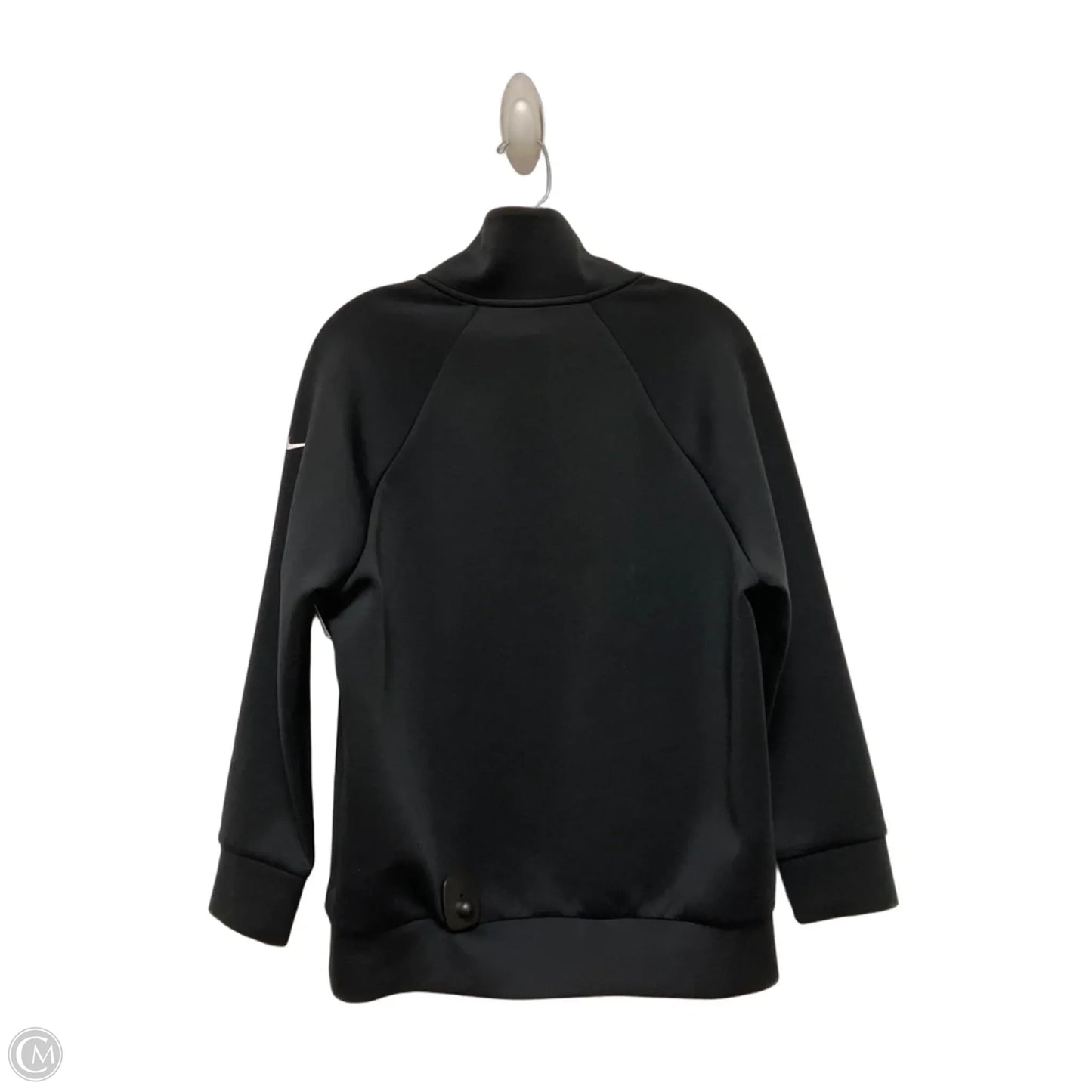 Athletic Jacket By Nike Apparel In Black, Size: M