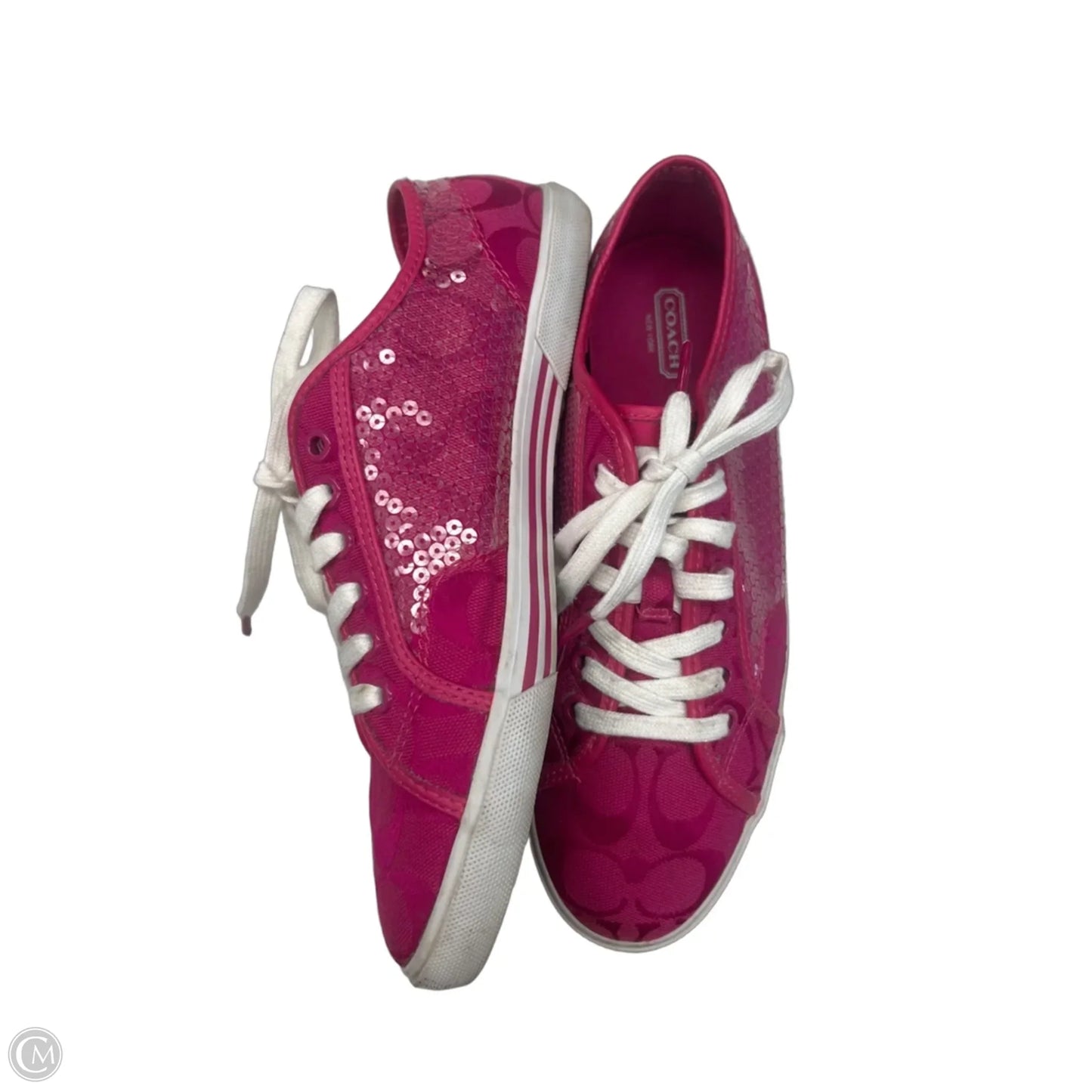 Shoes Designer By Coach In Pink, Size: 8.5