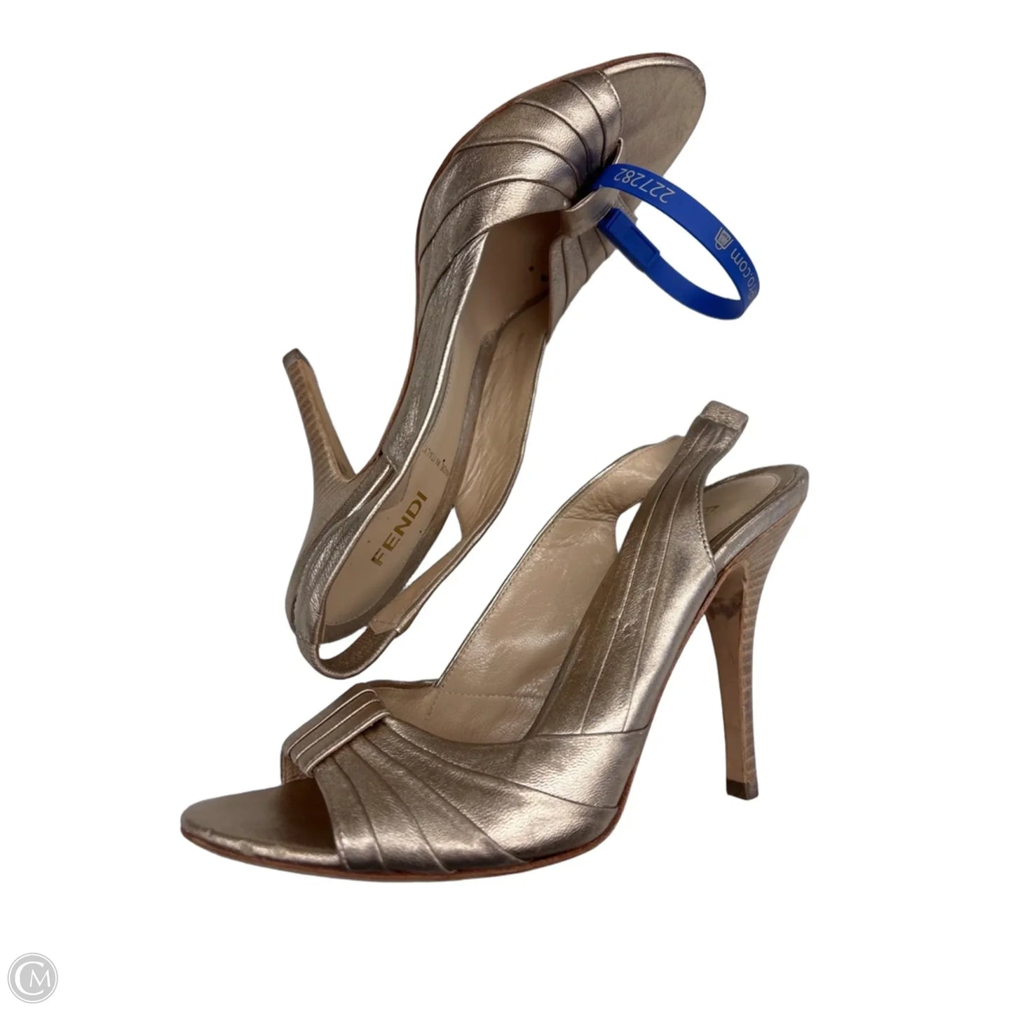Shoes Luxury Designer By Fendi In Tan, Size: 6