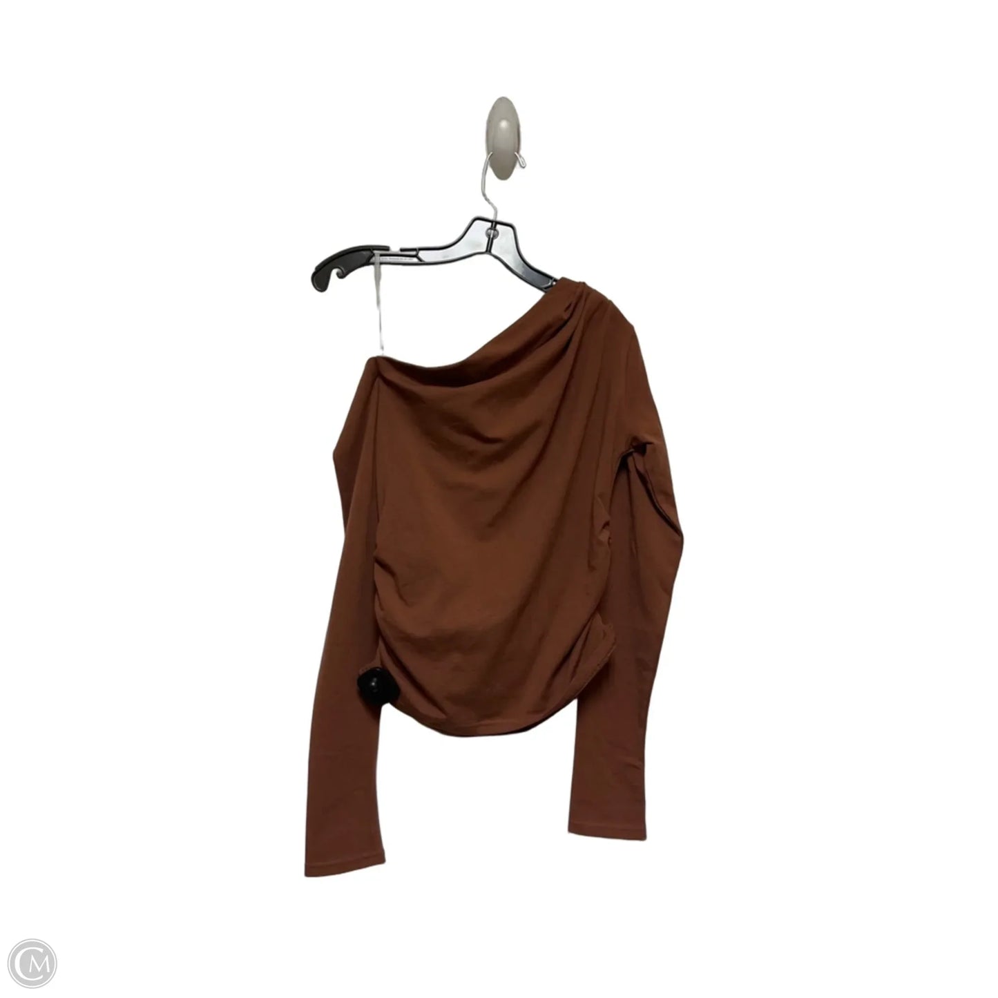 Top Long Sleeve By J. Crew In Brown, Size: M