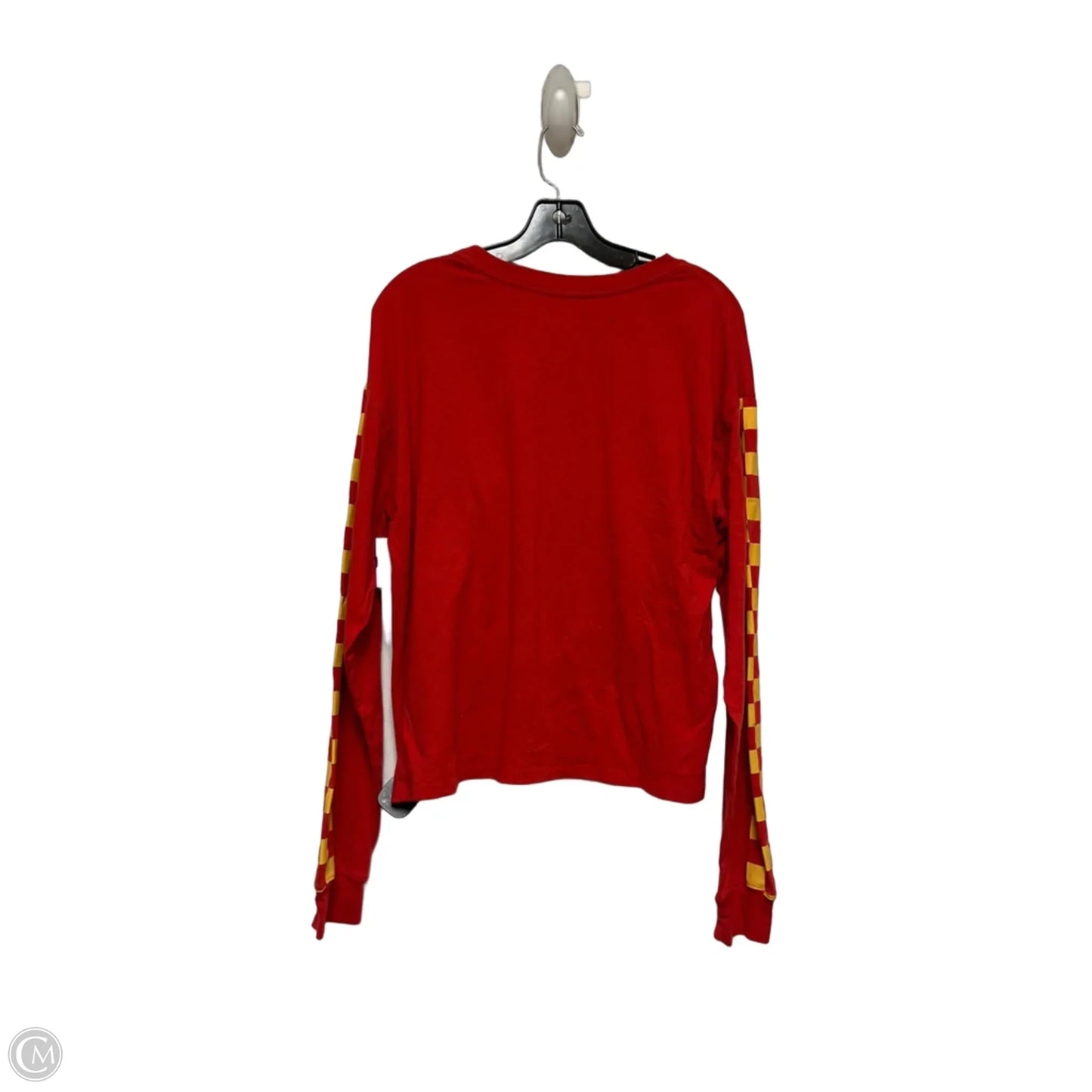 Top Long Sleeve By Disney Store In Red & Yellow, Size: Xl