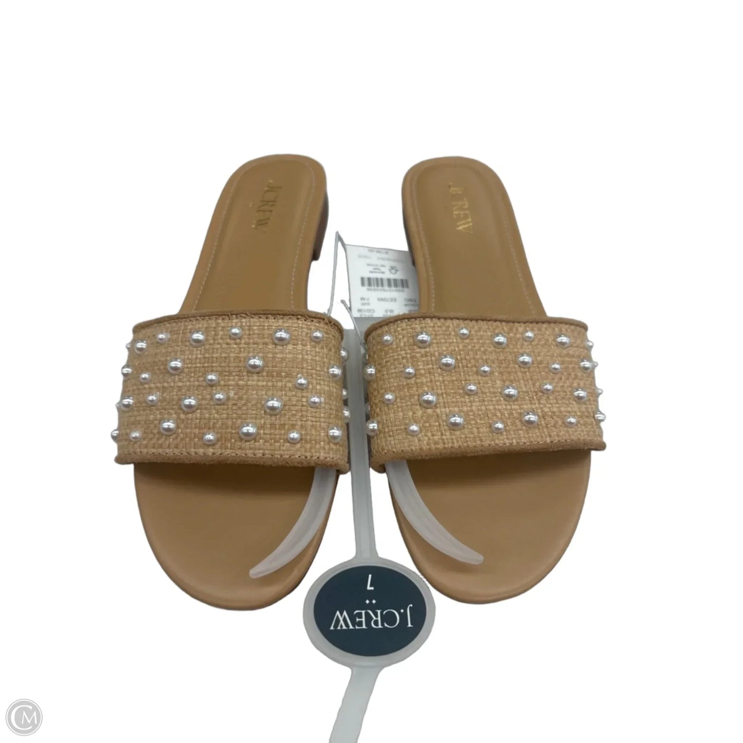 Sandals Flats By J. Crew In Tan, Size: 7