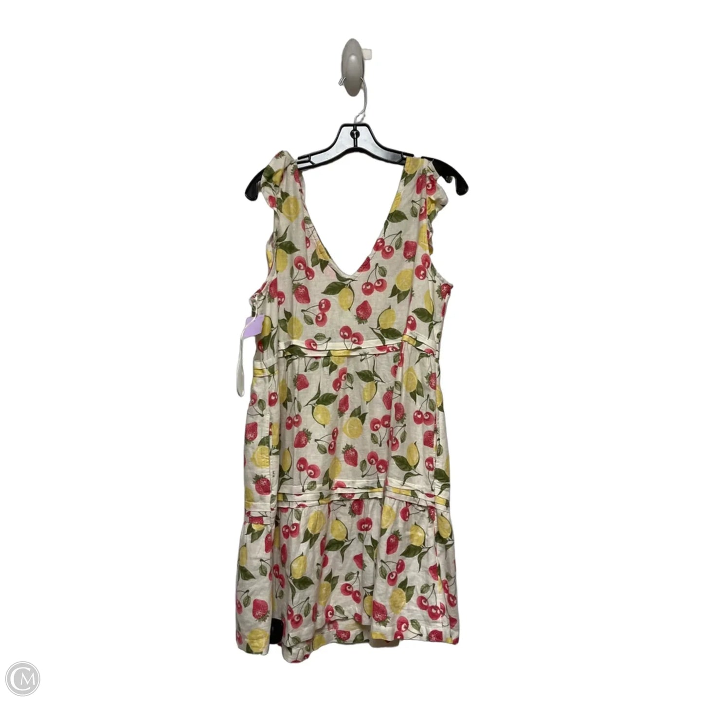 Dress Casual Short By Isaac Mizrahi In Pink & Yellow, Size: S