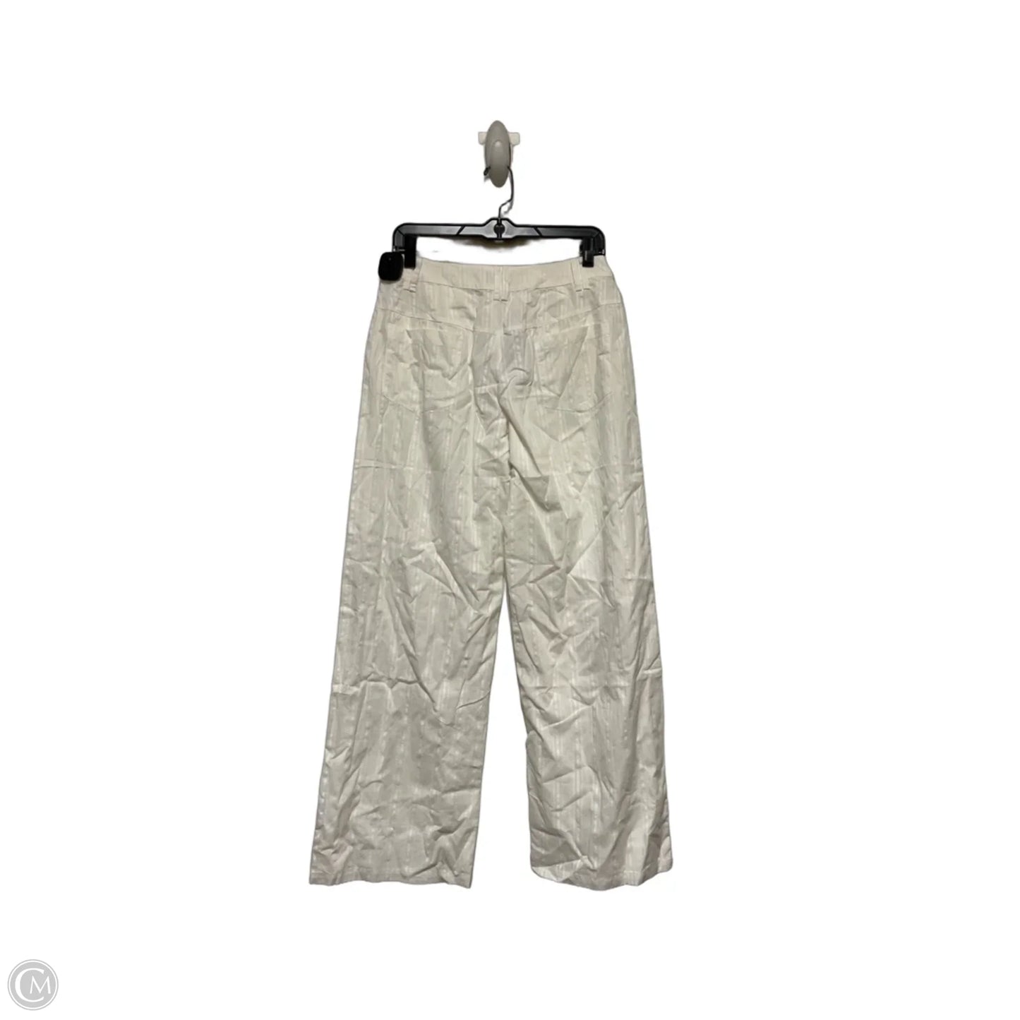 Pants Wide Leg By Princess Polly In White, Size: 2