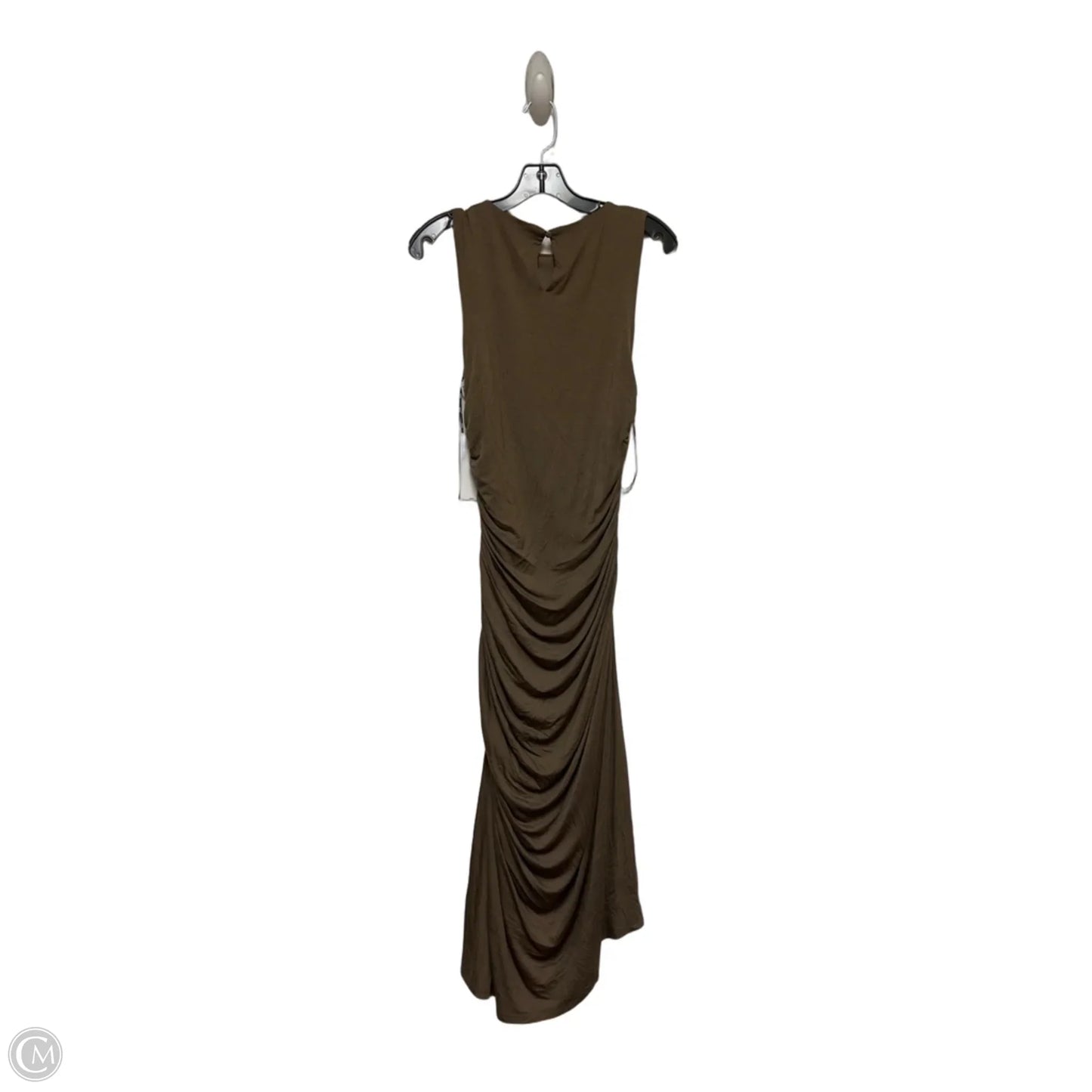 Dress Casual Midi By Dkny In Brown, Size: Xs