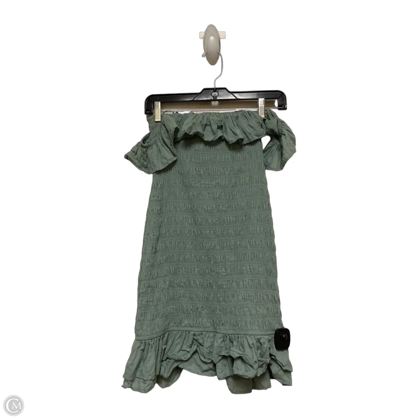 Dress Casual Short By Abercrombie And Fitch In Green, Size: M