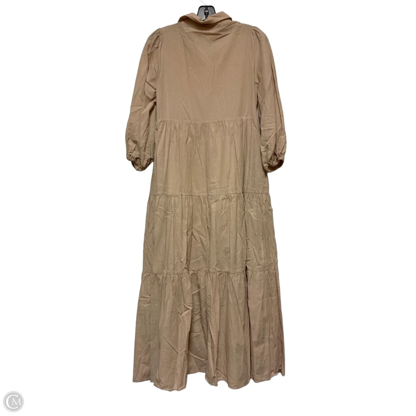 Dress Casual Midi By Pomander Place In Tan, Size: Xs