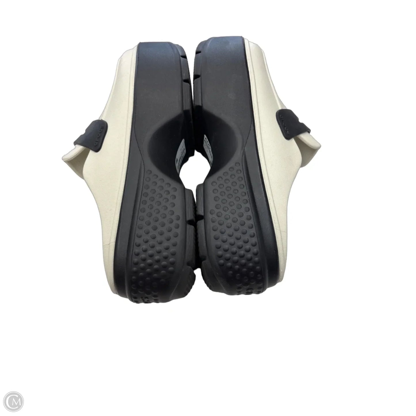 Shoes Heels Platform By Crocs In Taupe, Size: 9