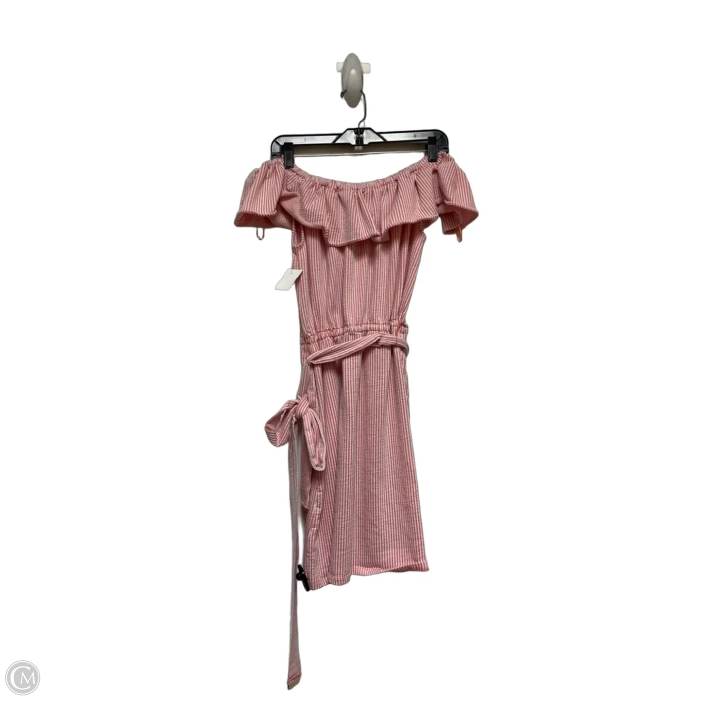 Dress Casual Short By Michael By Michael Kors In Striped Pattern, Size: L
