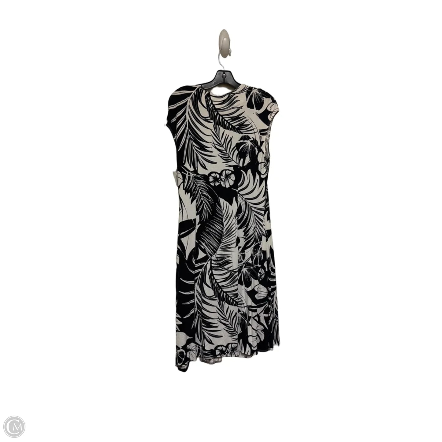 Dress Casual Midi By Tommy Bahama In Black & White, Size: Xl