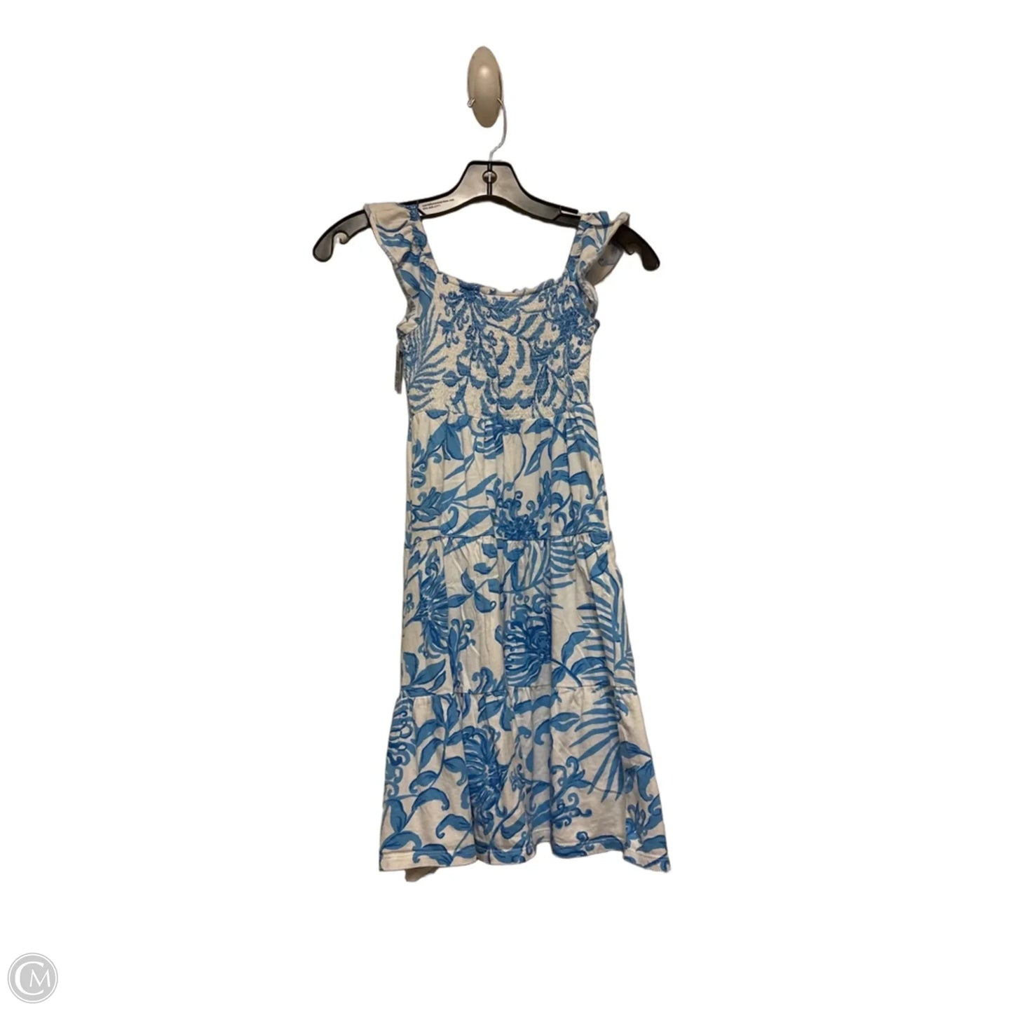 Dress Designer By Lilly Pulitzer In Blue & White, Size: S