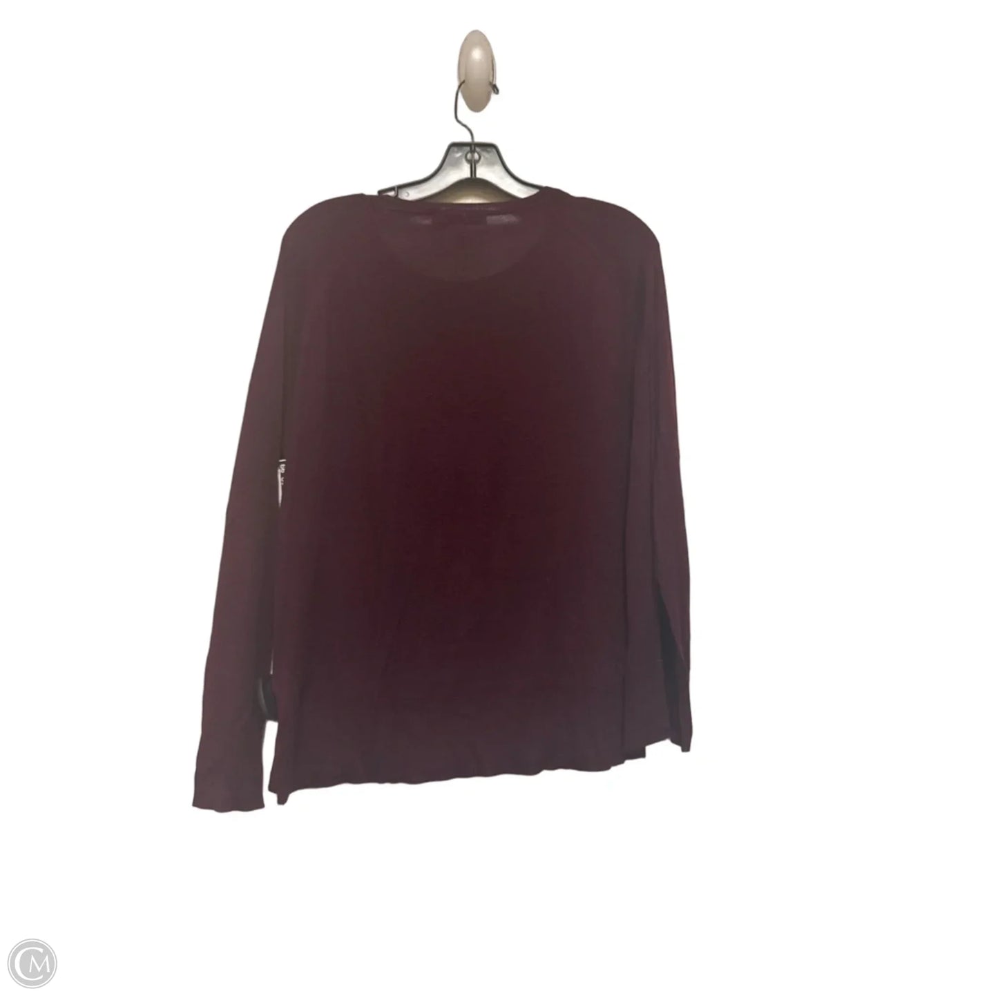 Top Long Sleeve By Zara In Purple, Size: M