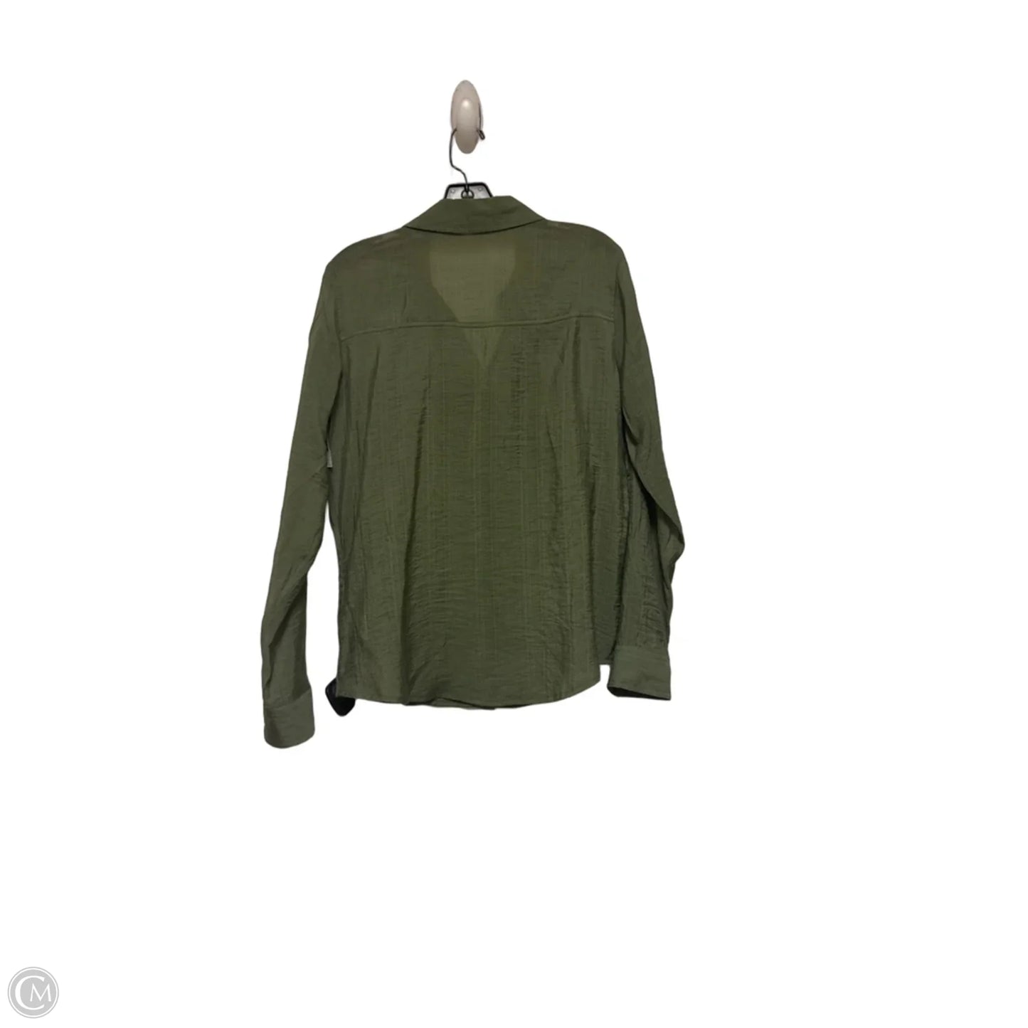 Top Long Sleeve By Express In Green, Size: S