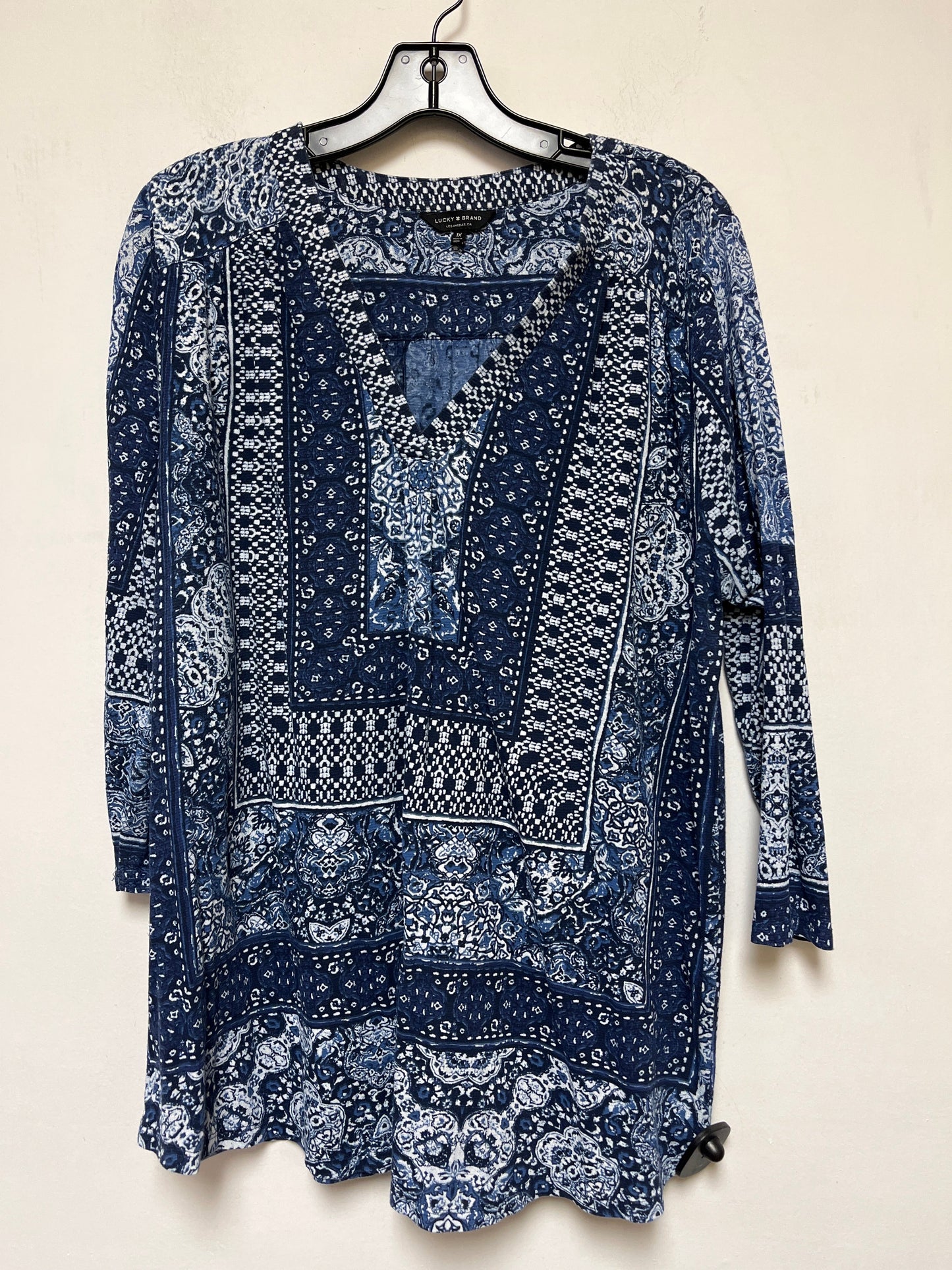 Top Long Sleeve By Lucky Brand  Size: 1x