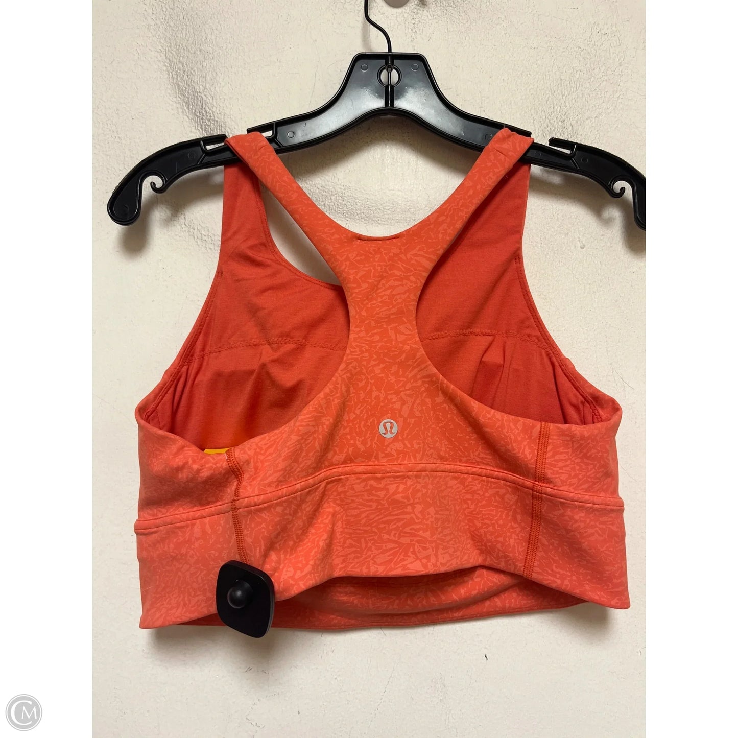 Athletic Tank Top By Lululemon In Orange, Size: 12