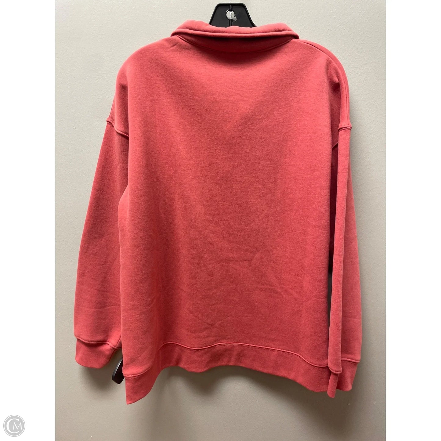 Sweatshirt Collar By Mondetta In Red, Size: L
