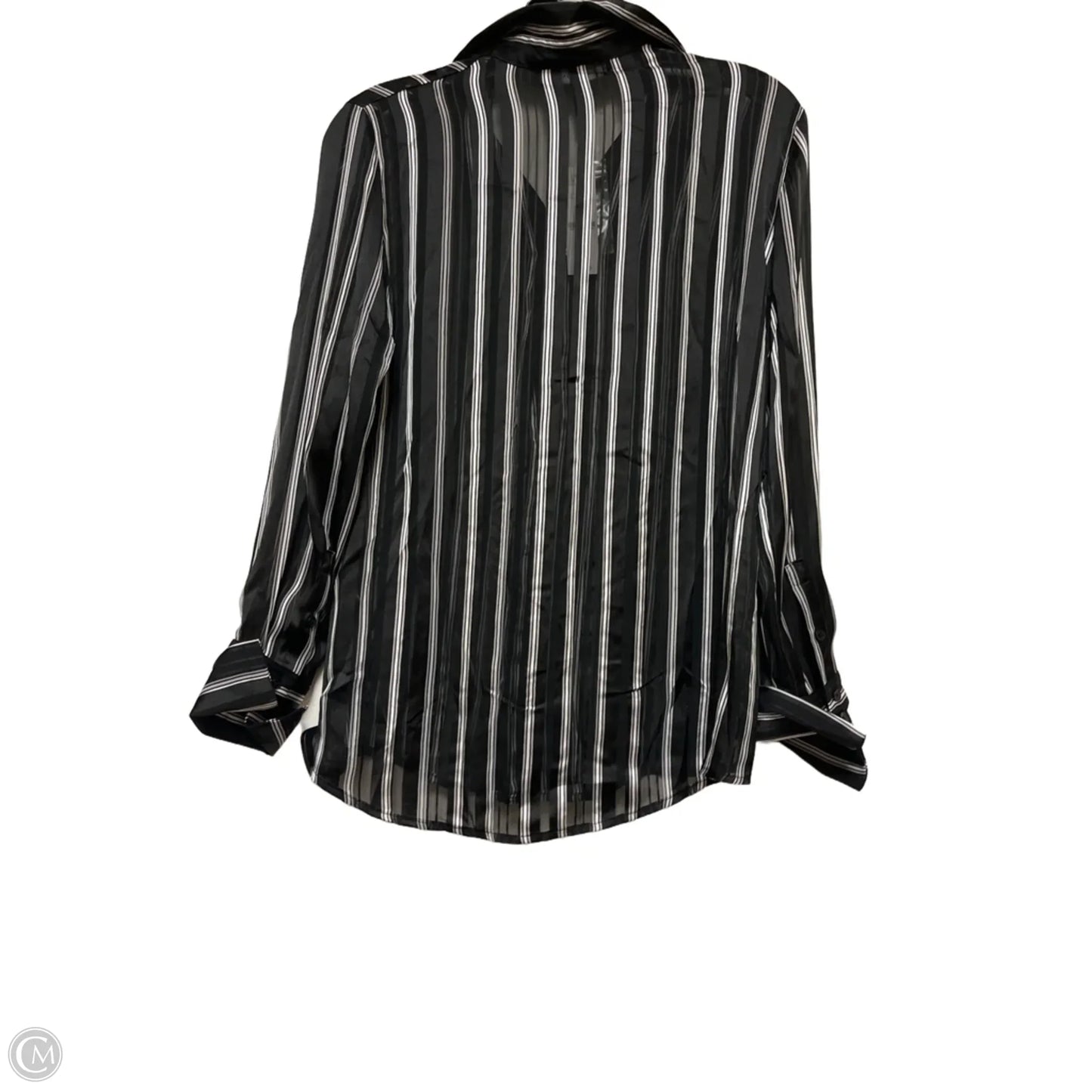 Top Long Sleeve By White House Black Market In Striped Pattern, Size: Xs