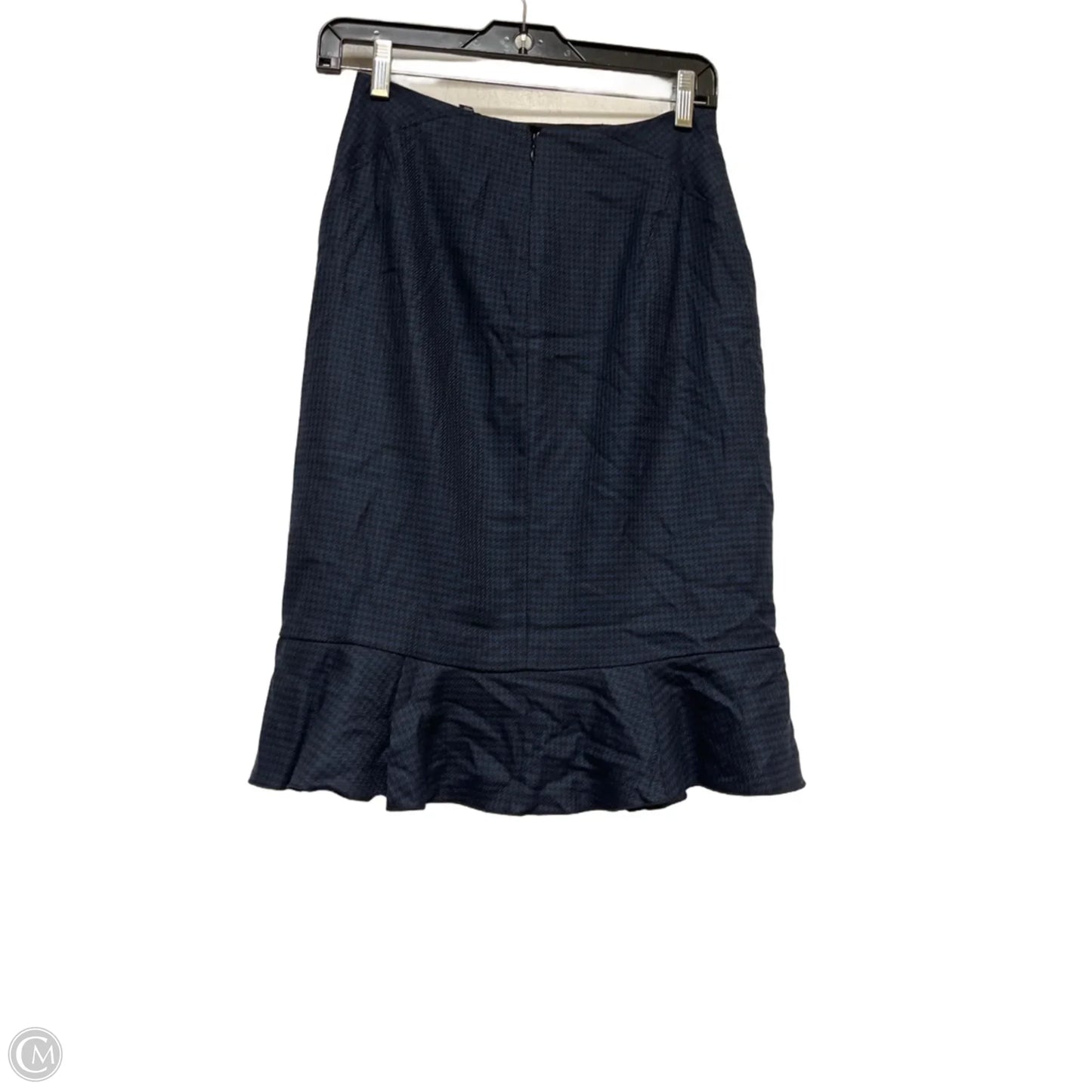 Skirt Midi By White House Black Market In Black & Blue, Size: 0