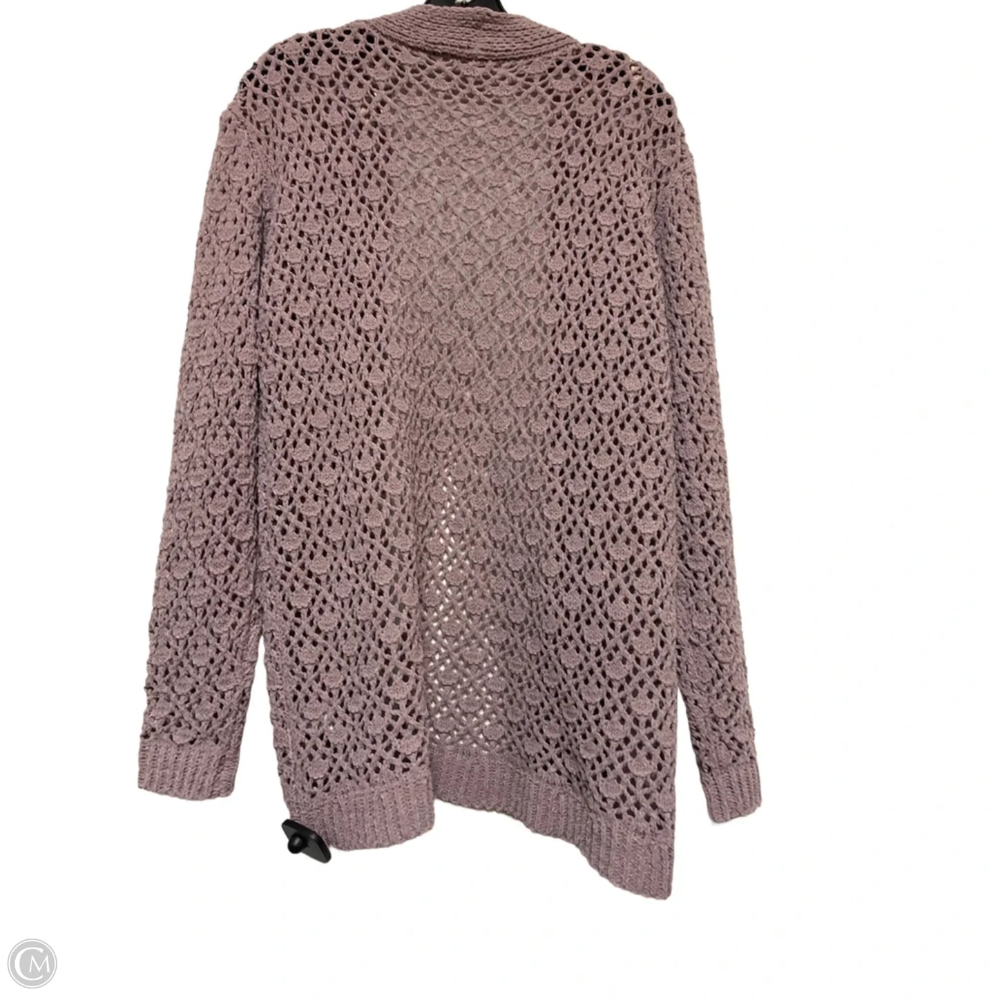 Sweater Cardigan By Clothes Mentor In Mauve, Size: S