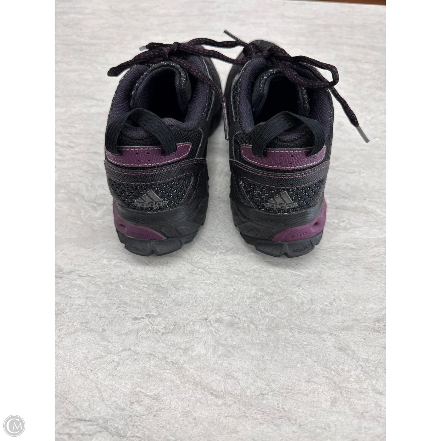 Shoes Athletic By Adidas In Black & Purple, Size: 5