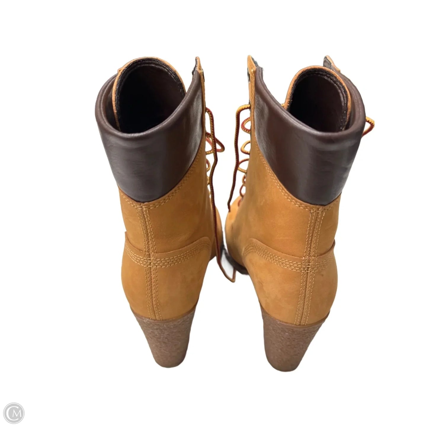 Boots Ankle Heels By Timberland In Brown, Size: 6