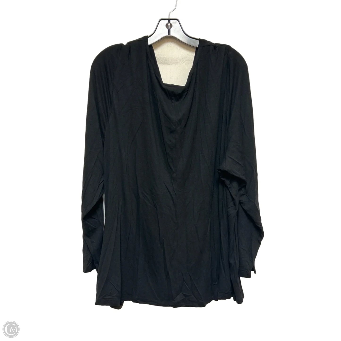 Top Long Sleeve By Lane Bryant In Black, Size: 4x