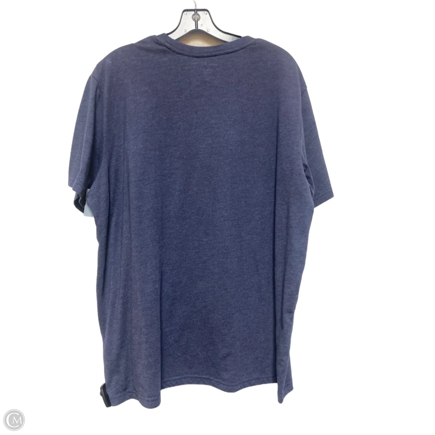 Top Short Sleeve By Disney In Blue & Red, Size: L