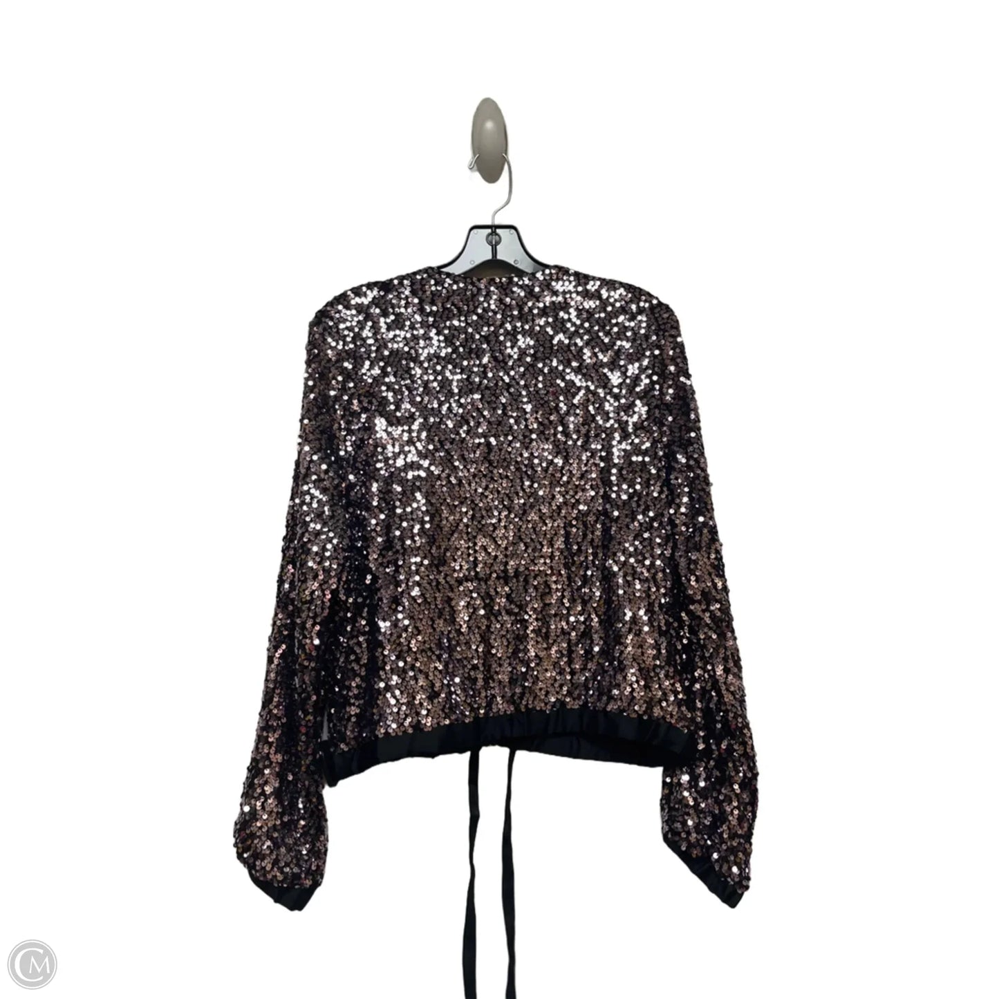 Jacket Other By Gap In Black & Silver, Size: M
