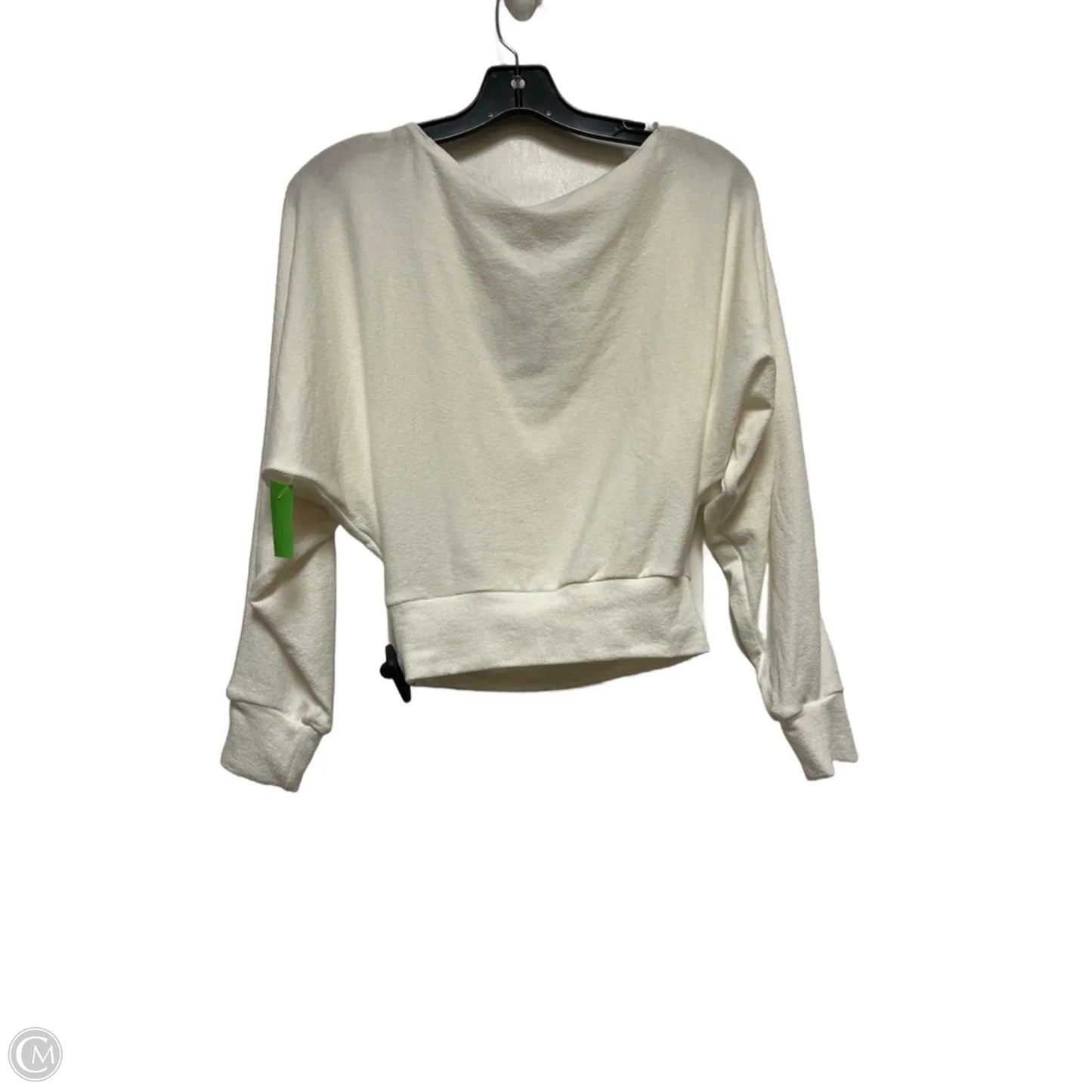 Top Long Sleeve By Express In White, Size: Xs