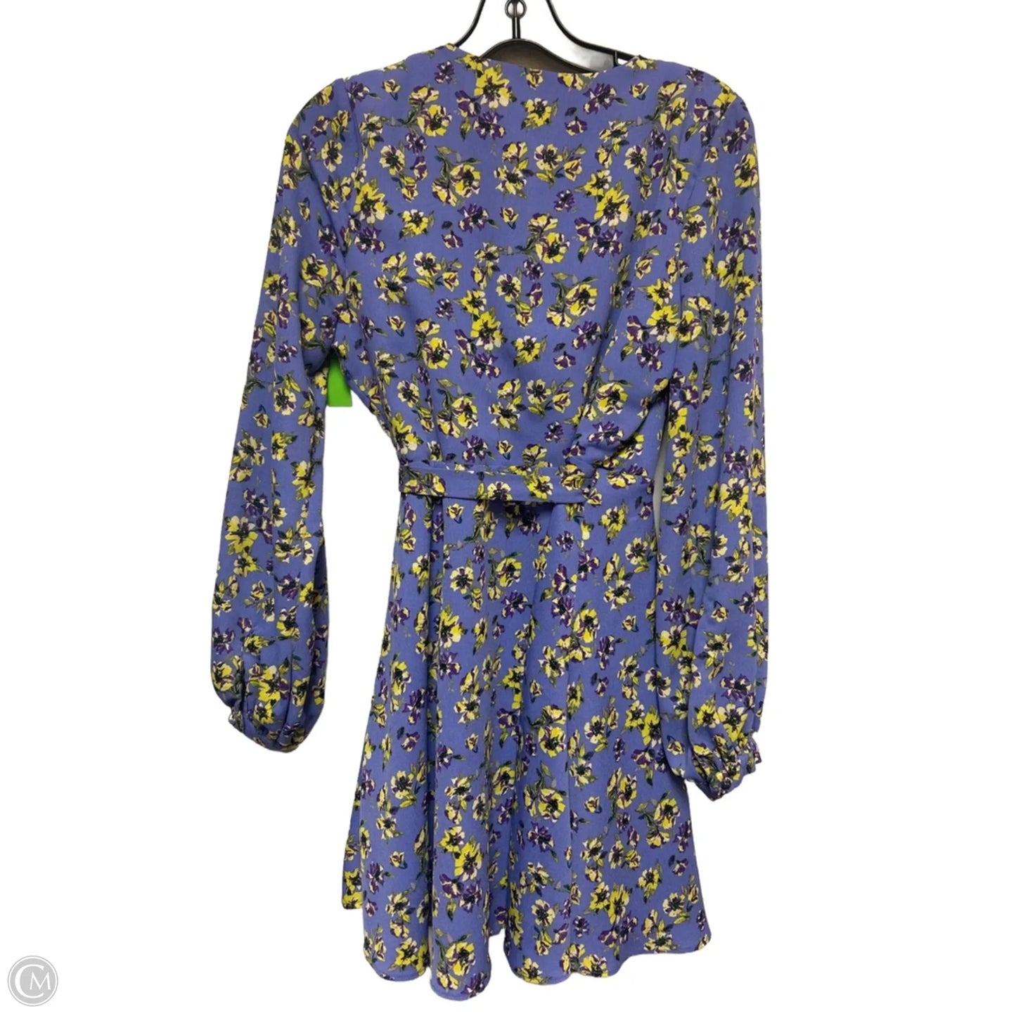 Dress Casual Short By Gb In Purple & Yellow, Size: S