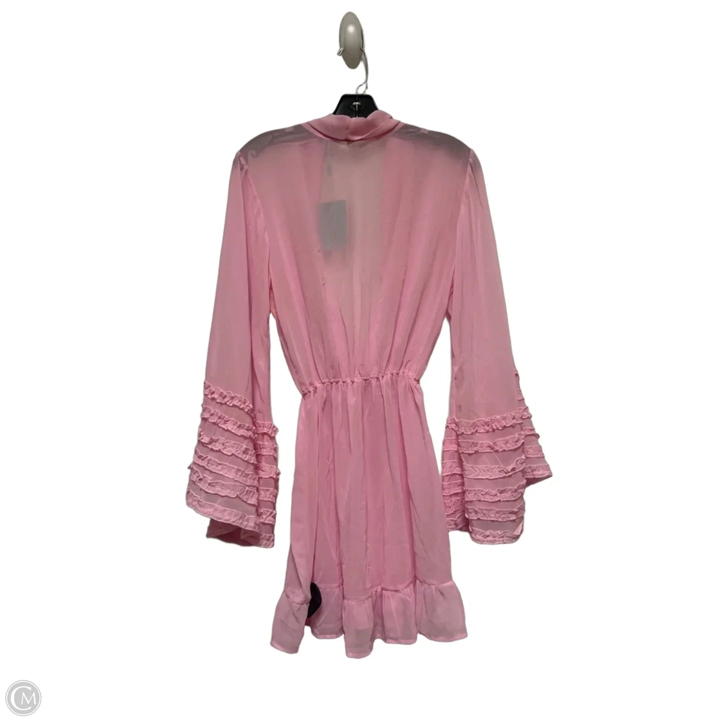 Swimwear Cover-up By Clothes Mentor In Pink, Size: L
