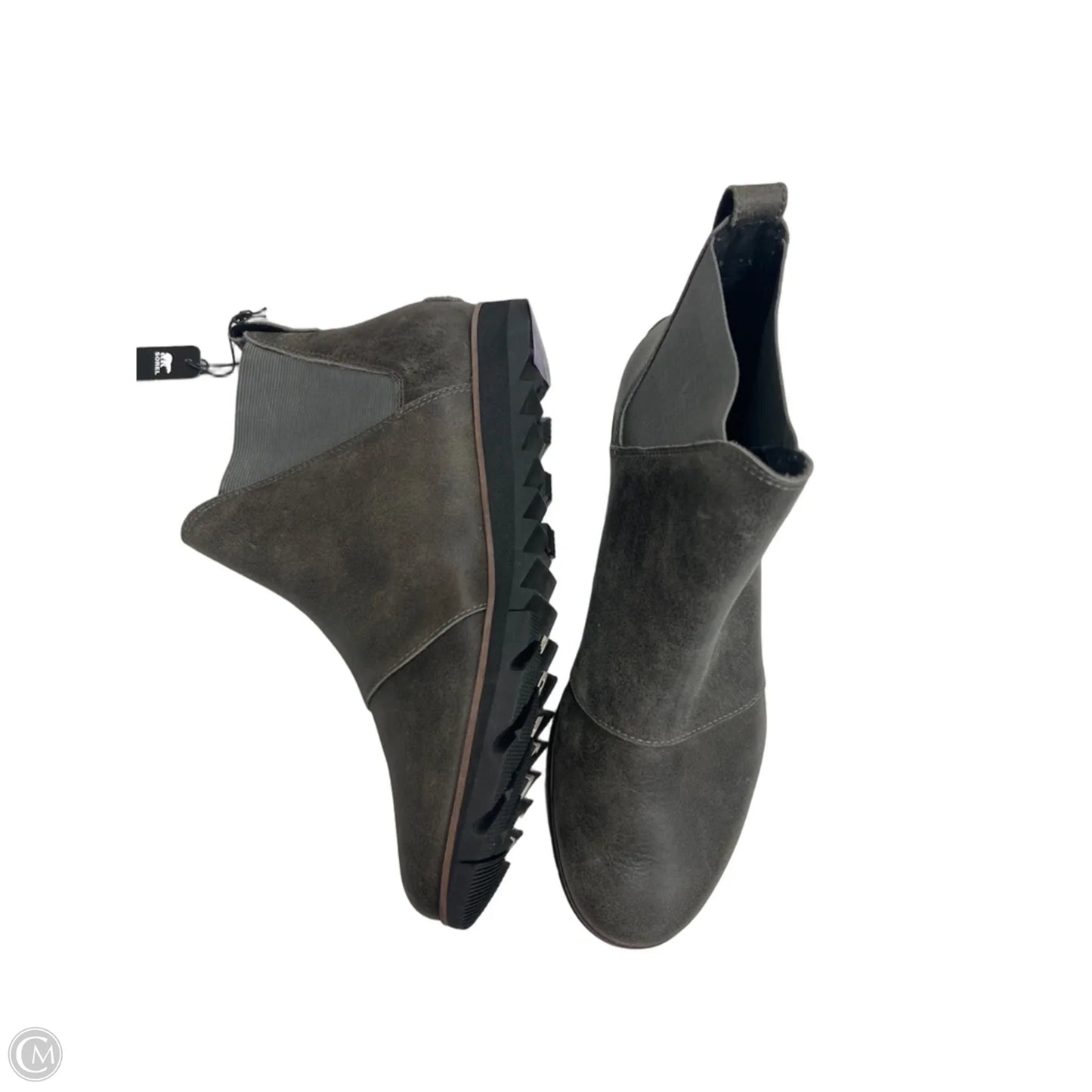 Boots Ankle Flats By Sorel In Grey, Size: 11