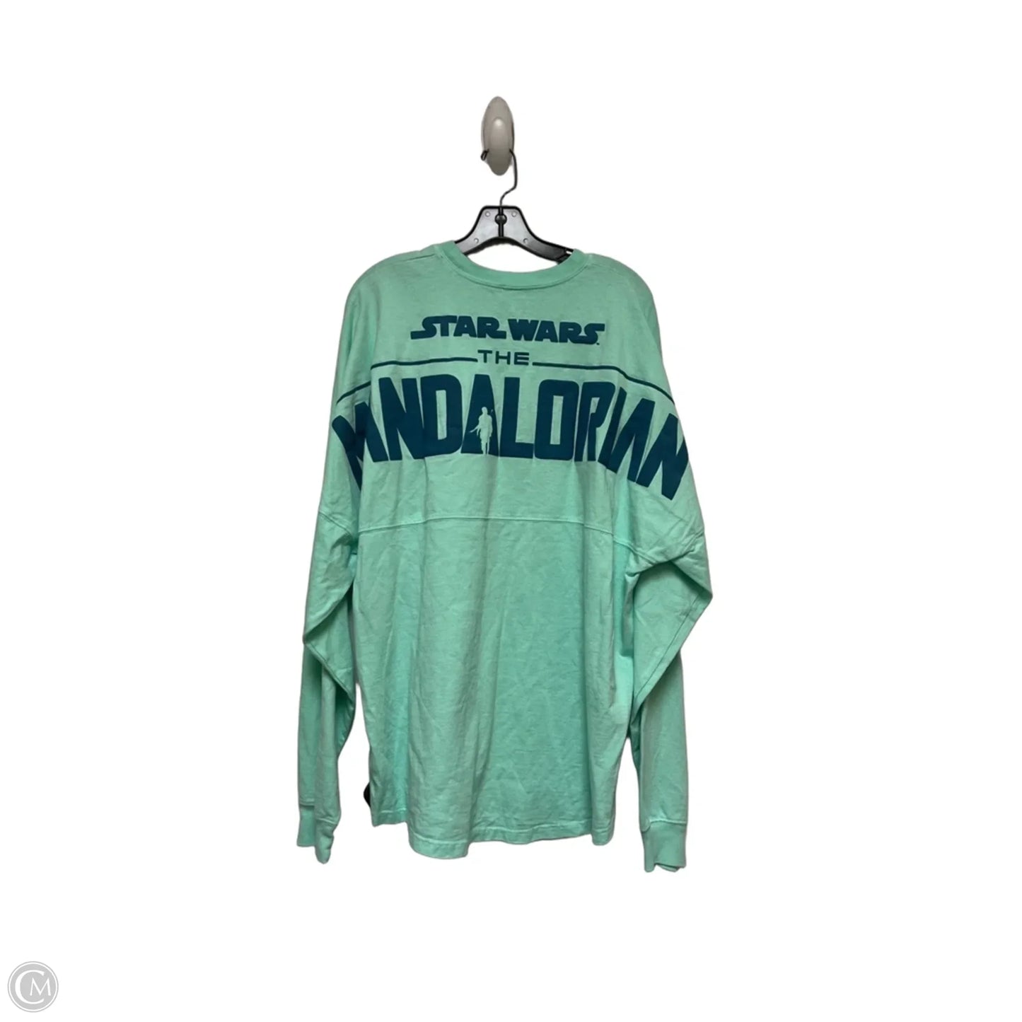 Top Long Sleeve By Disney Store In Green, Size: L