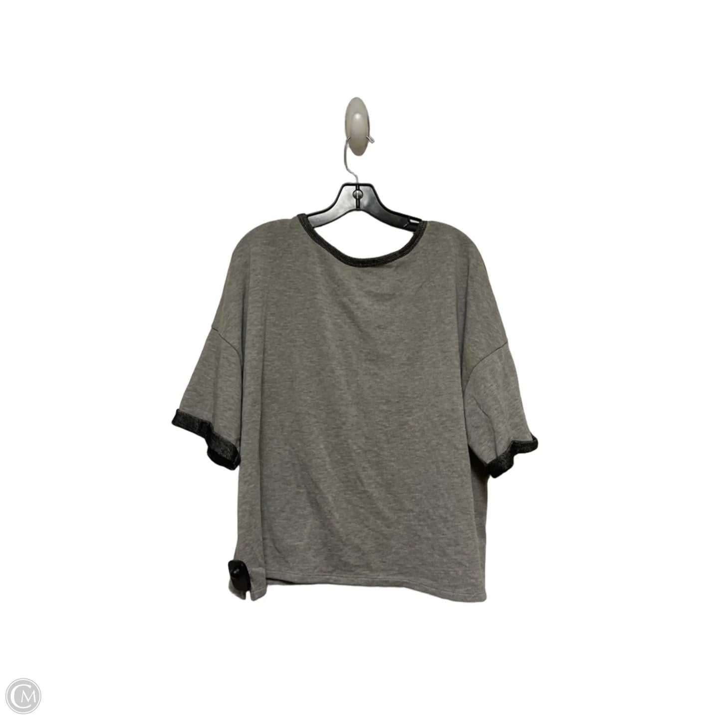 Top Short Sleeve By Disney Store In Black & Grey, Size: Xl