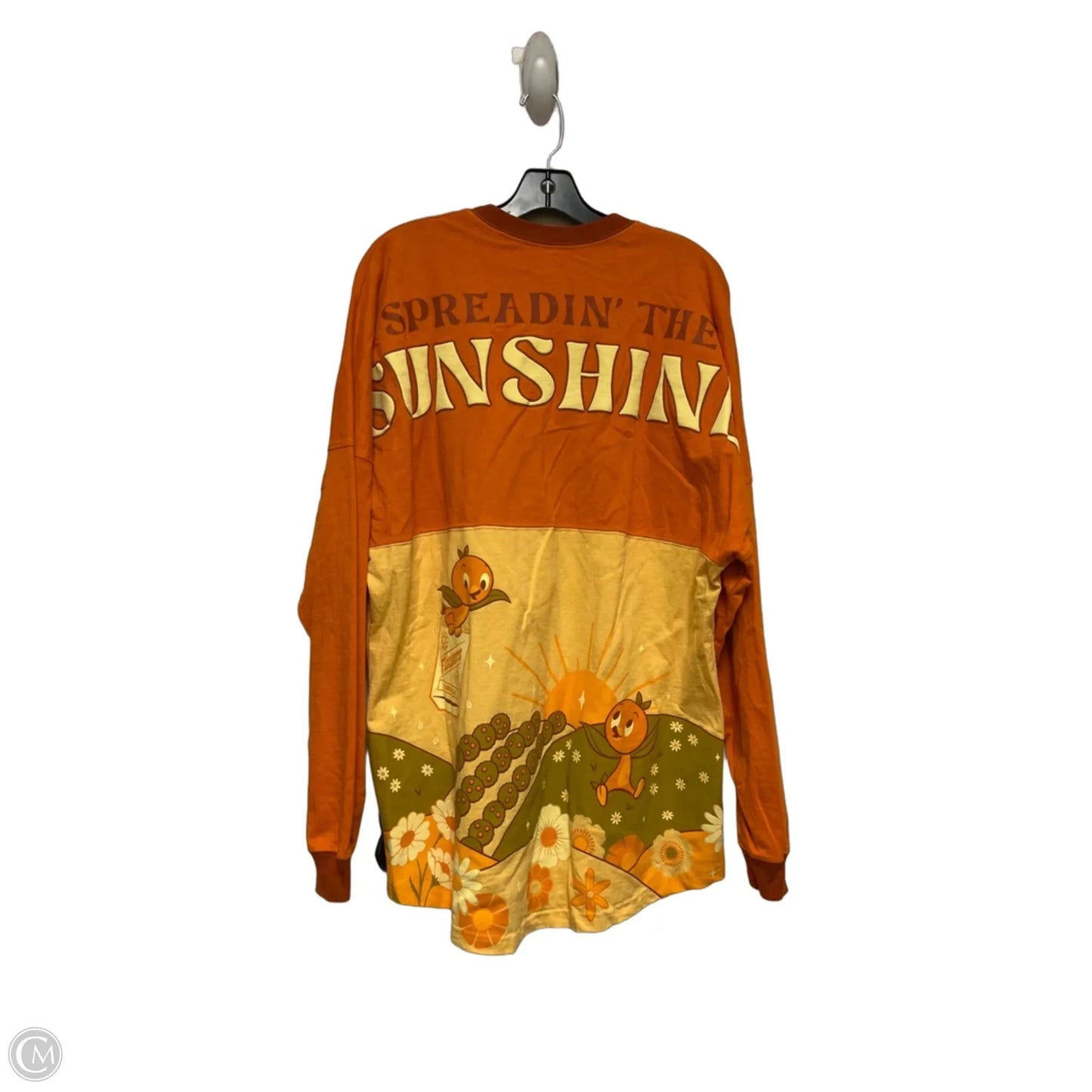 Top Long Sleeve By Disney Store In Orange, Size: L