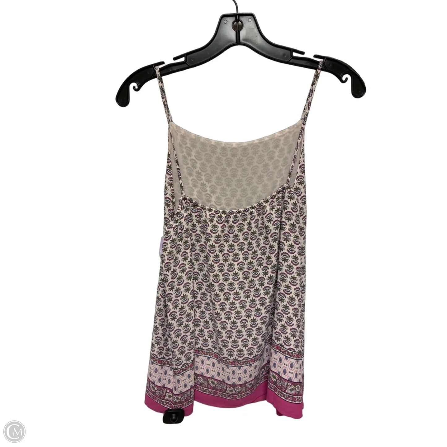 Top Sleeveless By Loft In Floral Print, Size: S