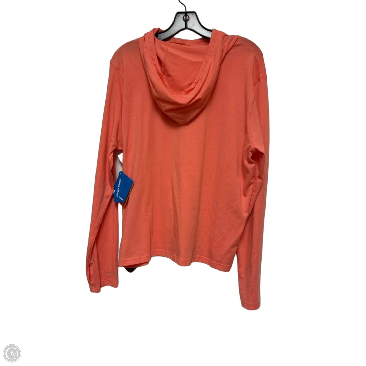 Athletic Top Long Sleeve Hoodie By Columbia In Coral, Size: Xl