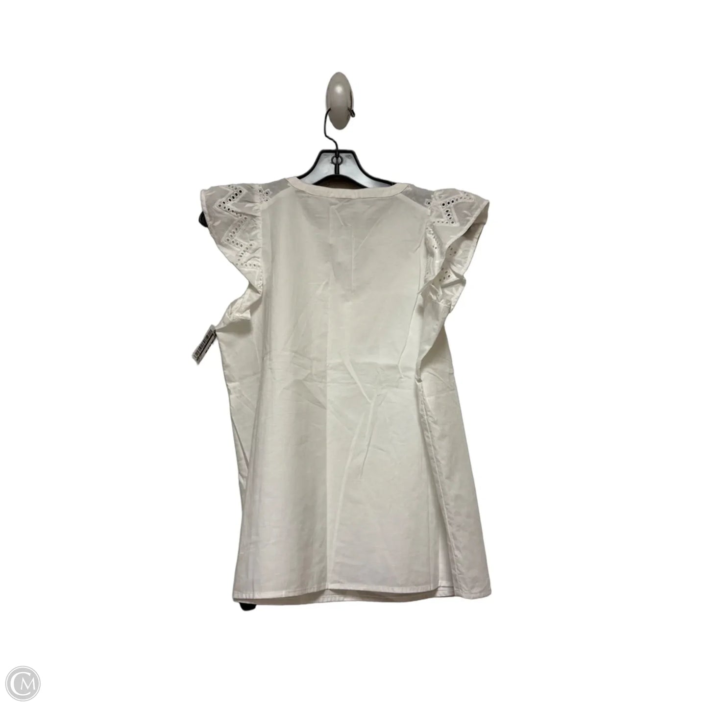 Top Short Sleeve By Loft In White, Size: Xs