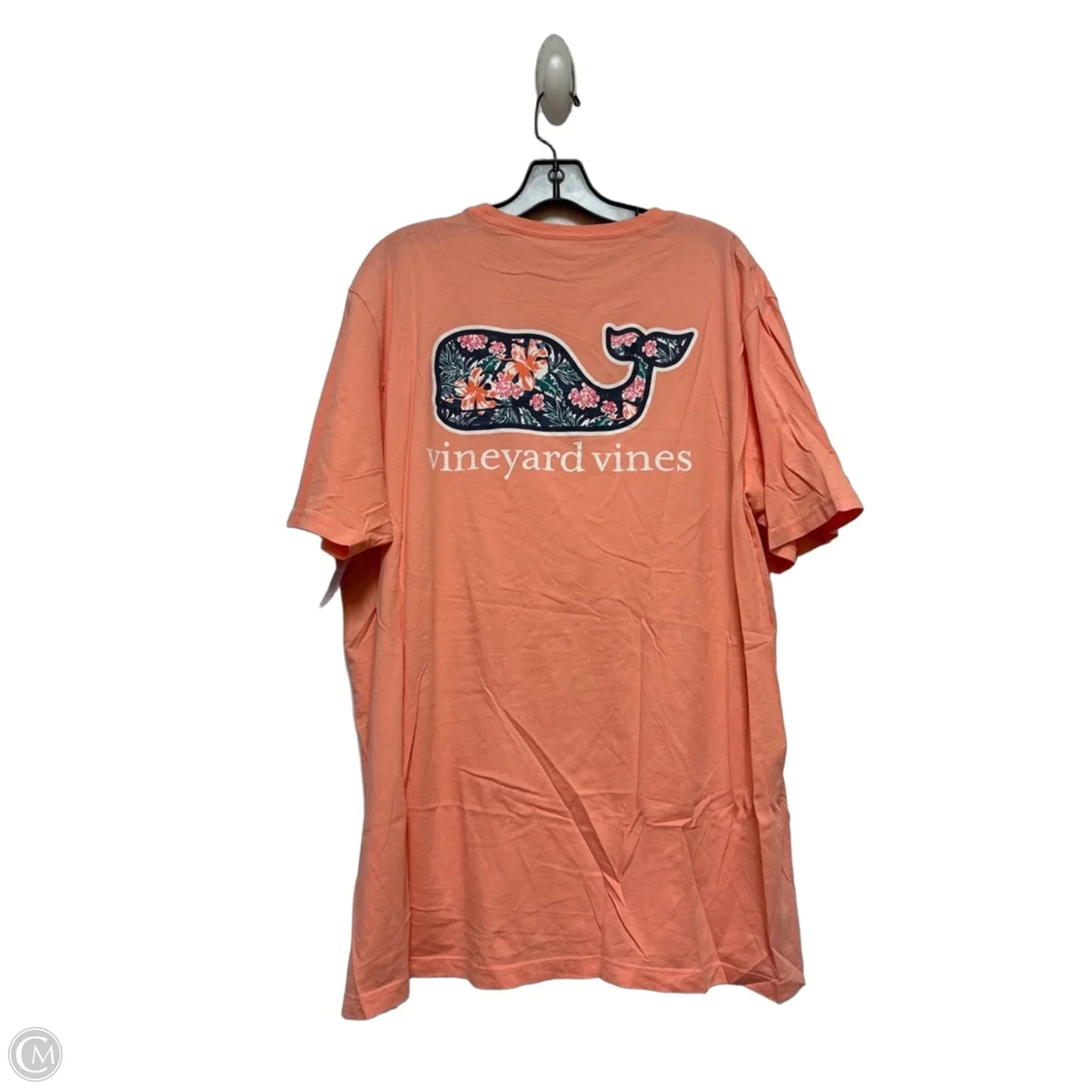 Top Short Sleeve Basic By Vineyard Vines In Orange, Size: Xl