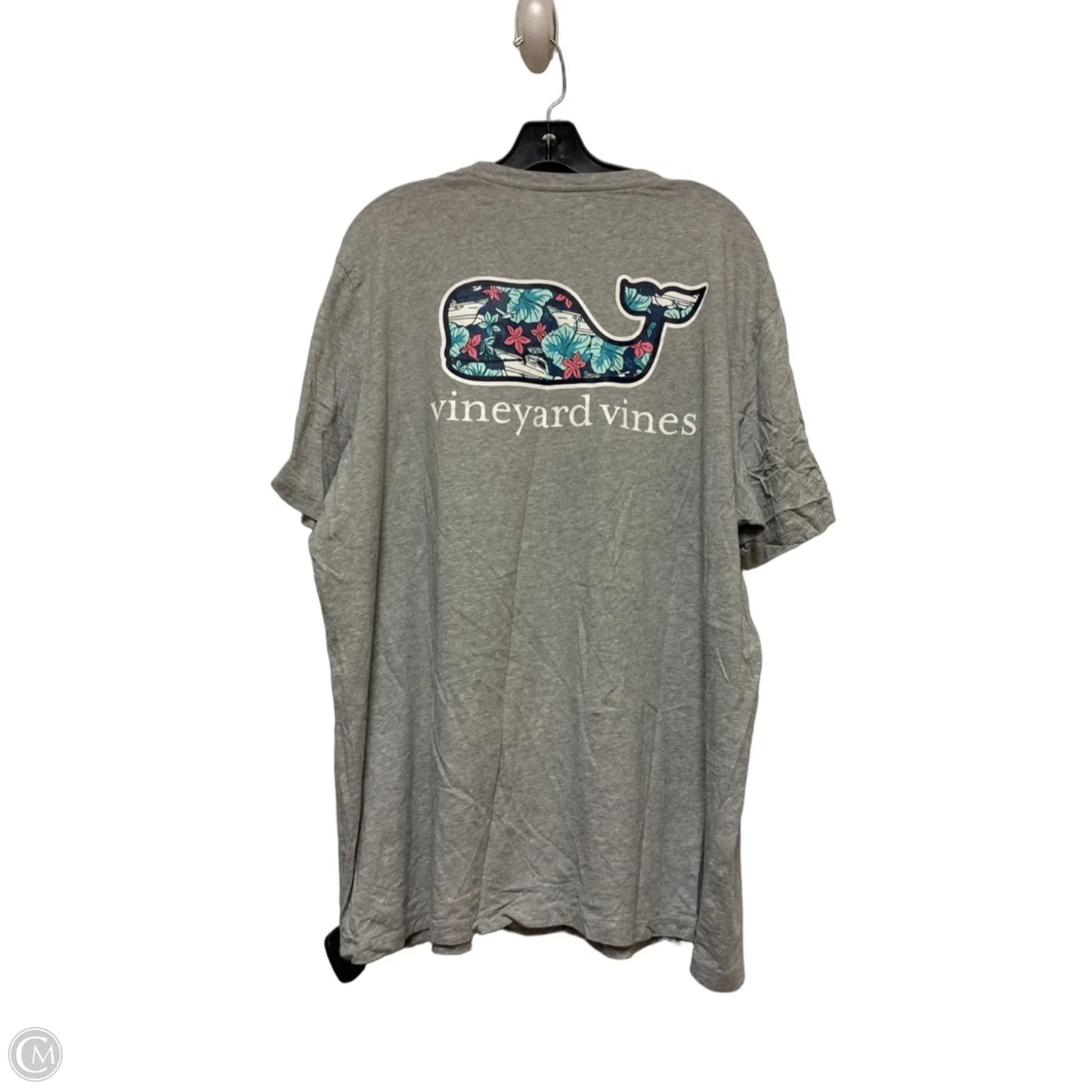 Top Short Sleeve Basic By Vineyard Vines In Grey, Size: Xl