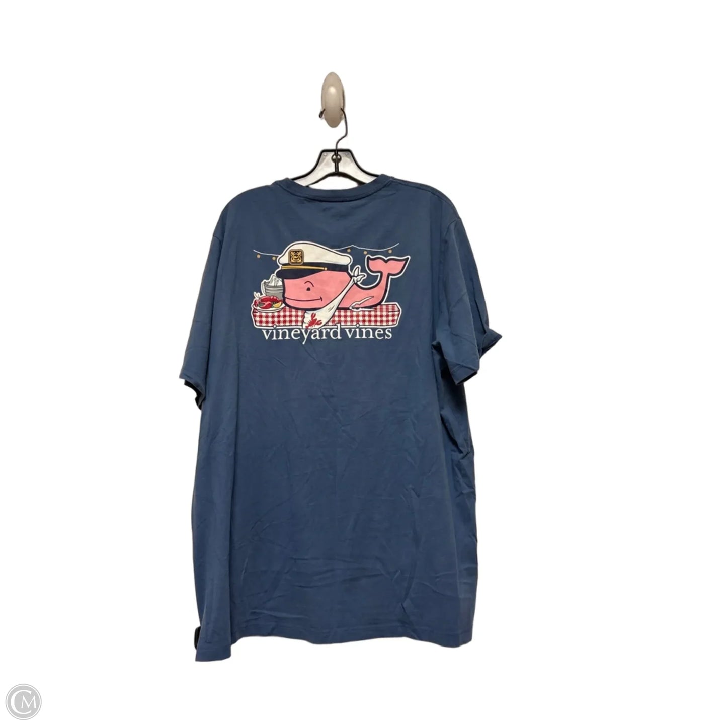 Top Short Sleeve Basic By Vineyard Vines In Blue, Size: Xl