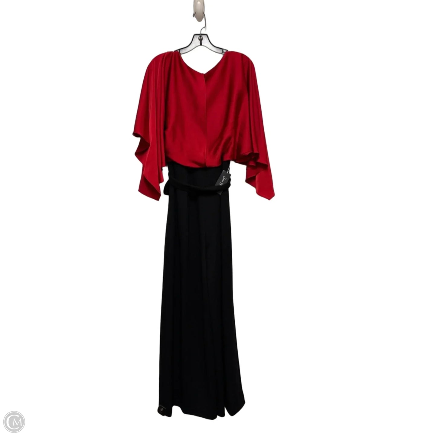 Jumpsuit By Jessica Howard In Black & Red, Size: M