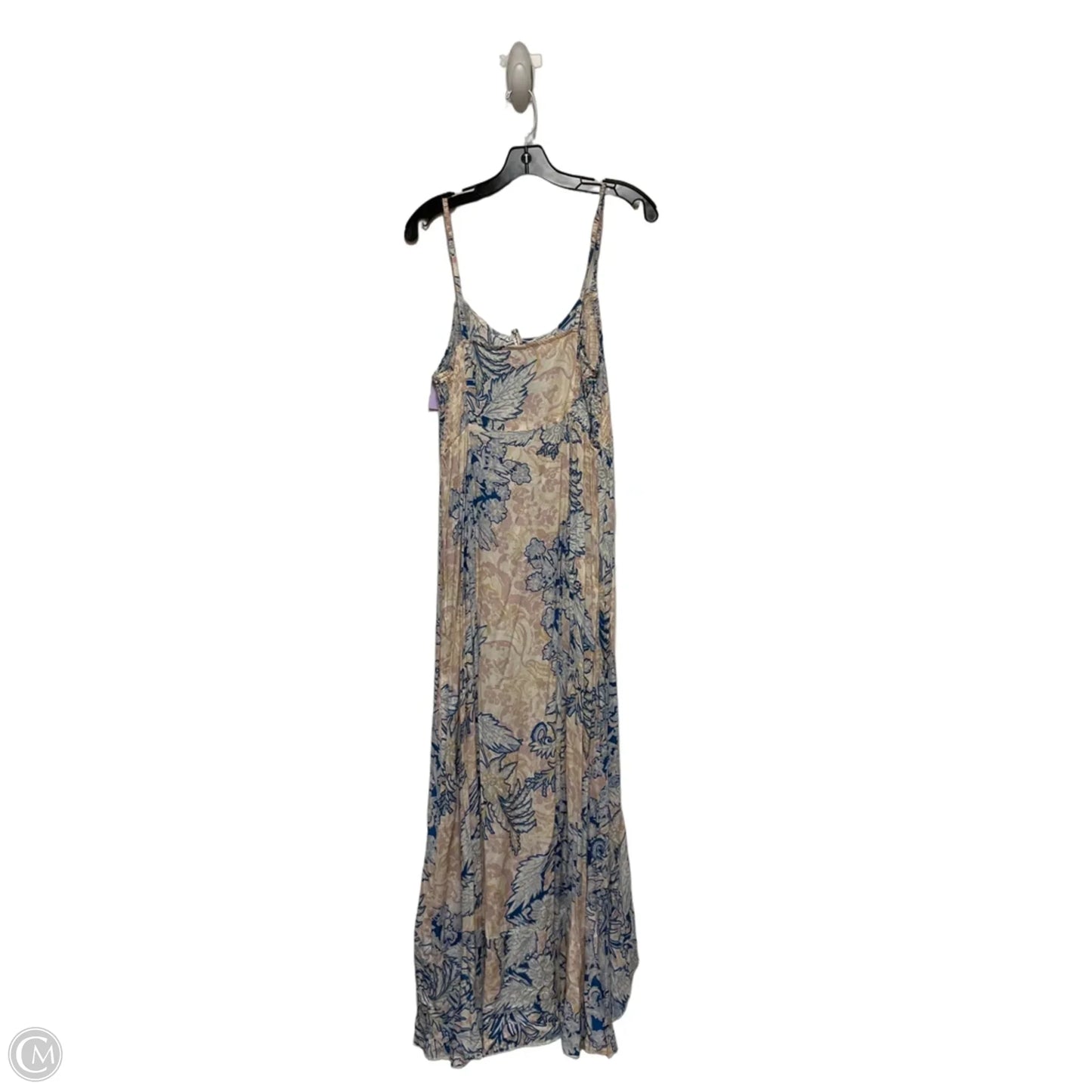 Dress Casual Maxi By Free People In Blue & Purple, Size: L