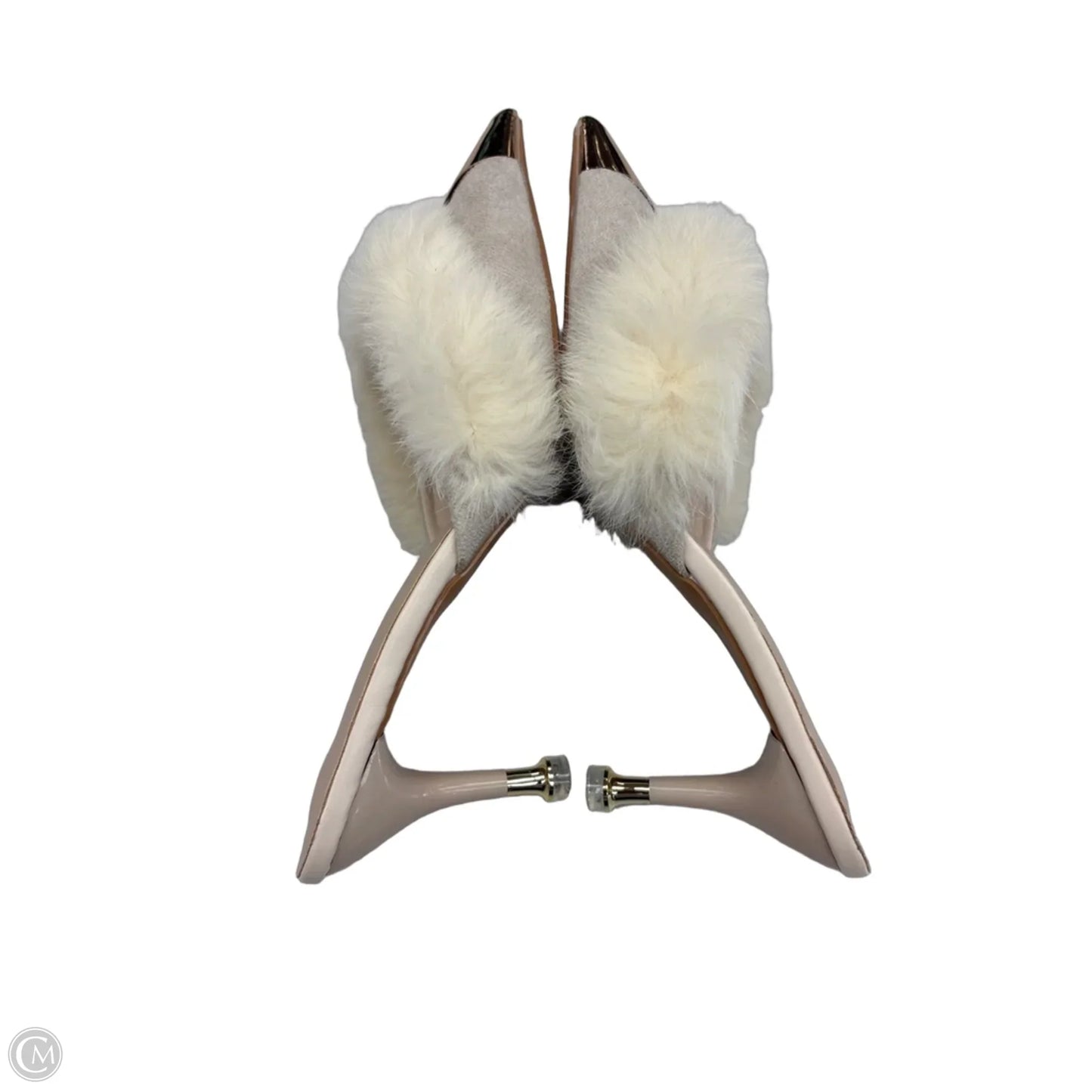 Shoes Heels Kitten By Clothes Mentor In Cream, Size: 10