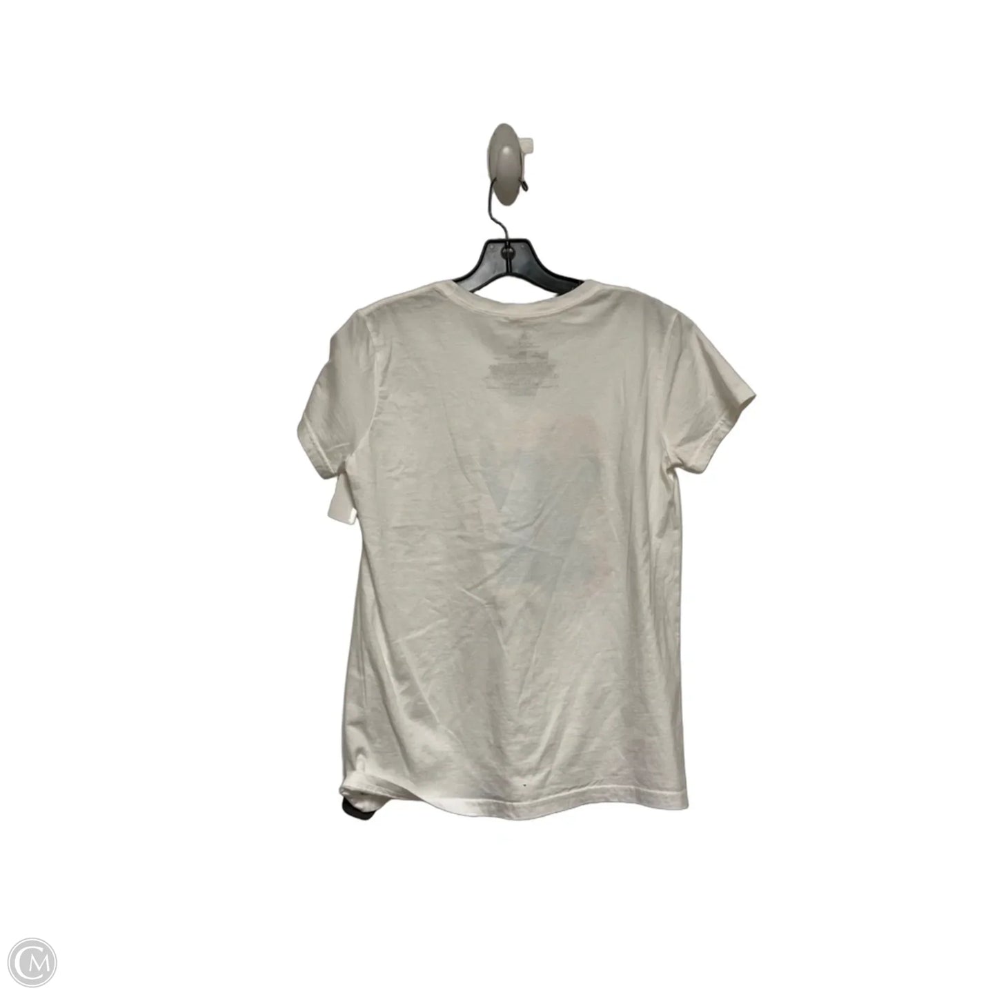 Top Short Sleeve By Disney Store In White, Size: M