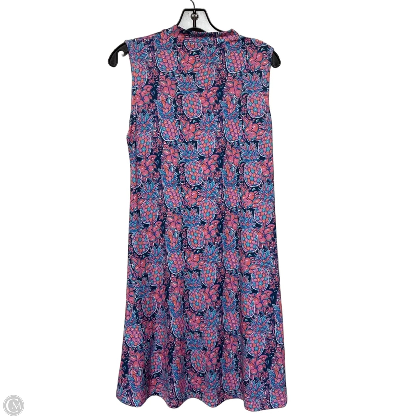 Dress Casual Short By Simply Southern In Blue & Pink, Size: S