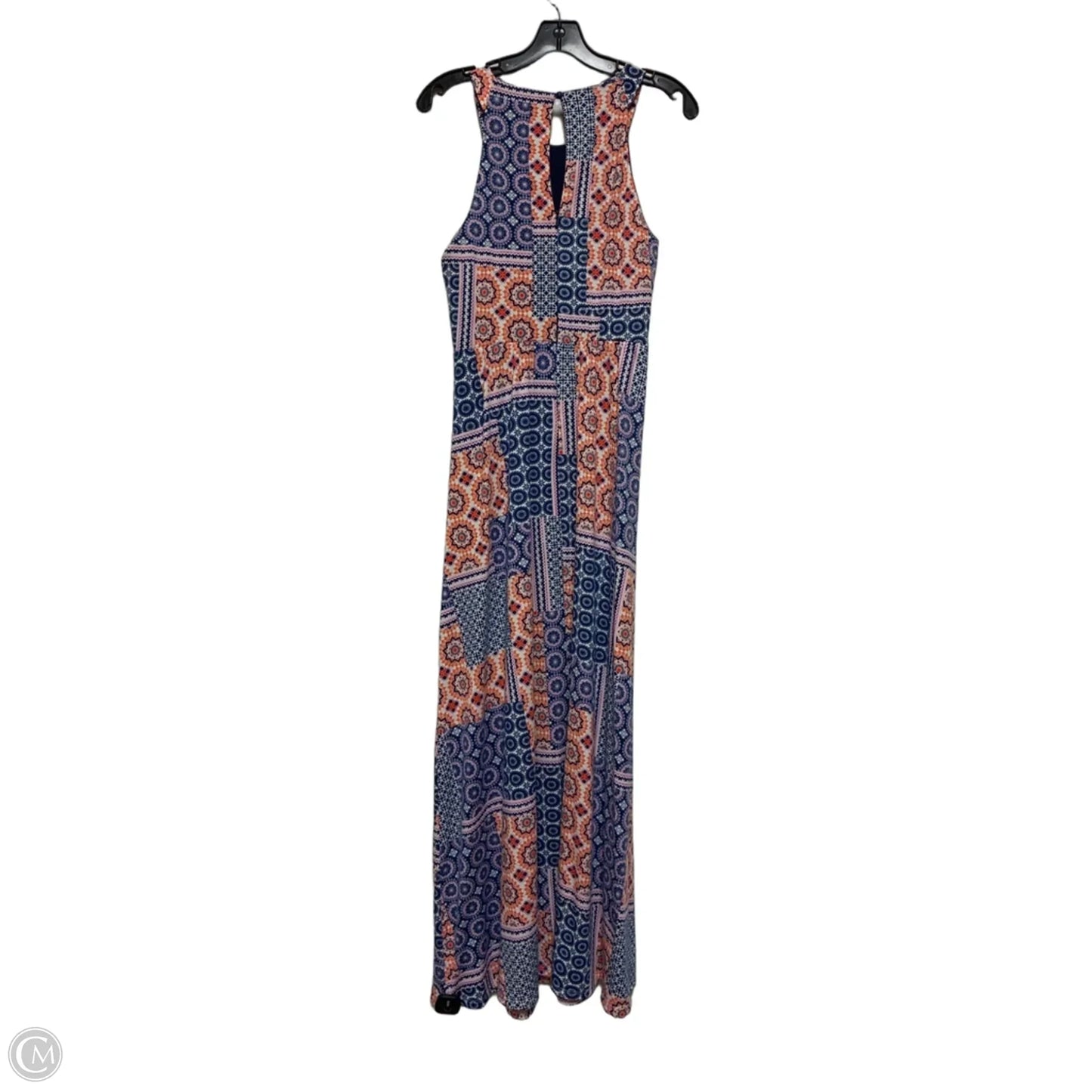 Dress Casual Maxi By Kut In Blue & Orange, Size: M